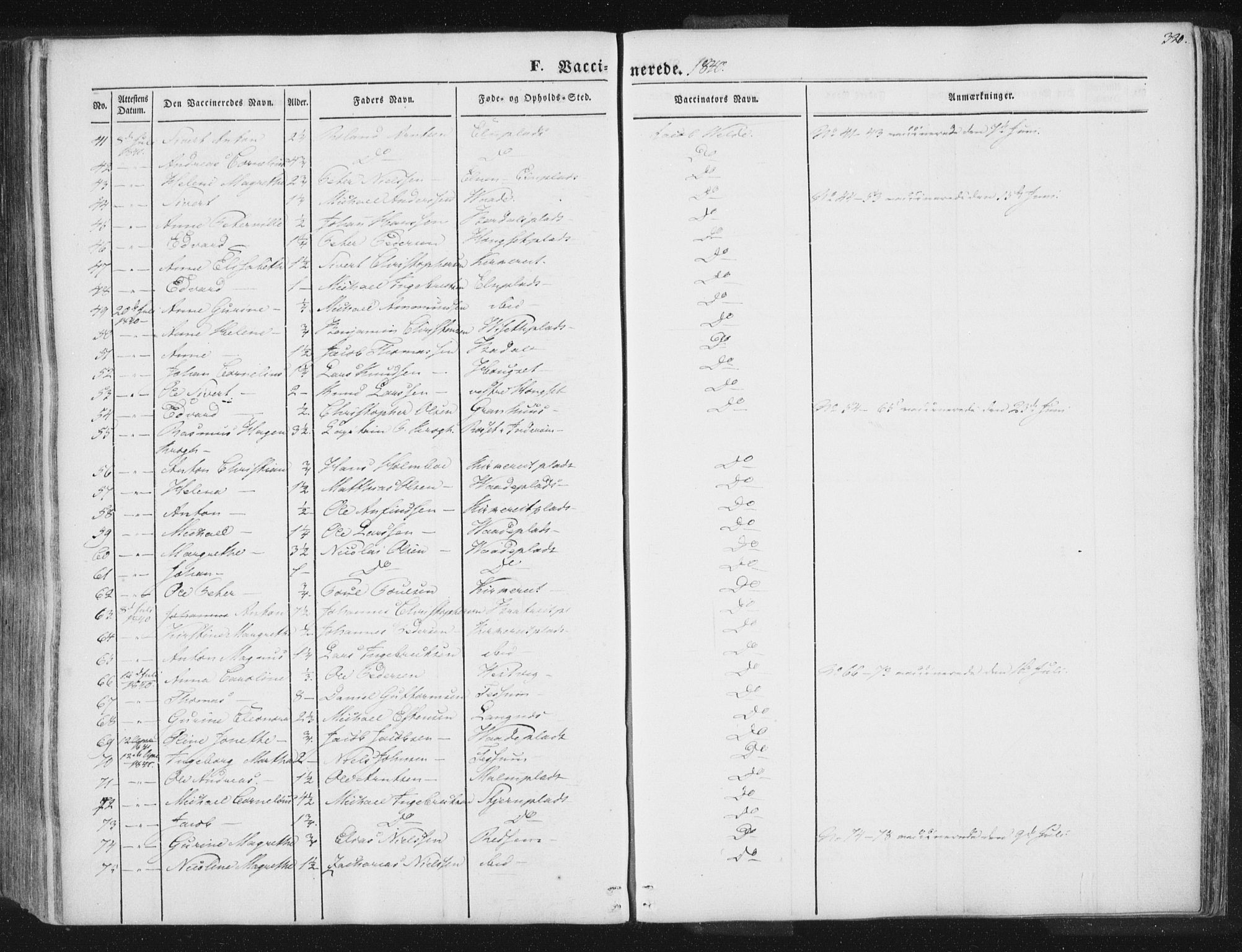 Ministerialprotokoller, klokkerbøker og fødselsregistre - Nord-Trøndelag, AV/SAT-A-1458/741/L0392: Parish register (official) no. 741A06, 1836-1848, p. 320