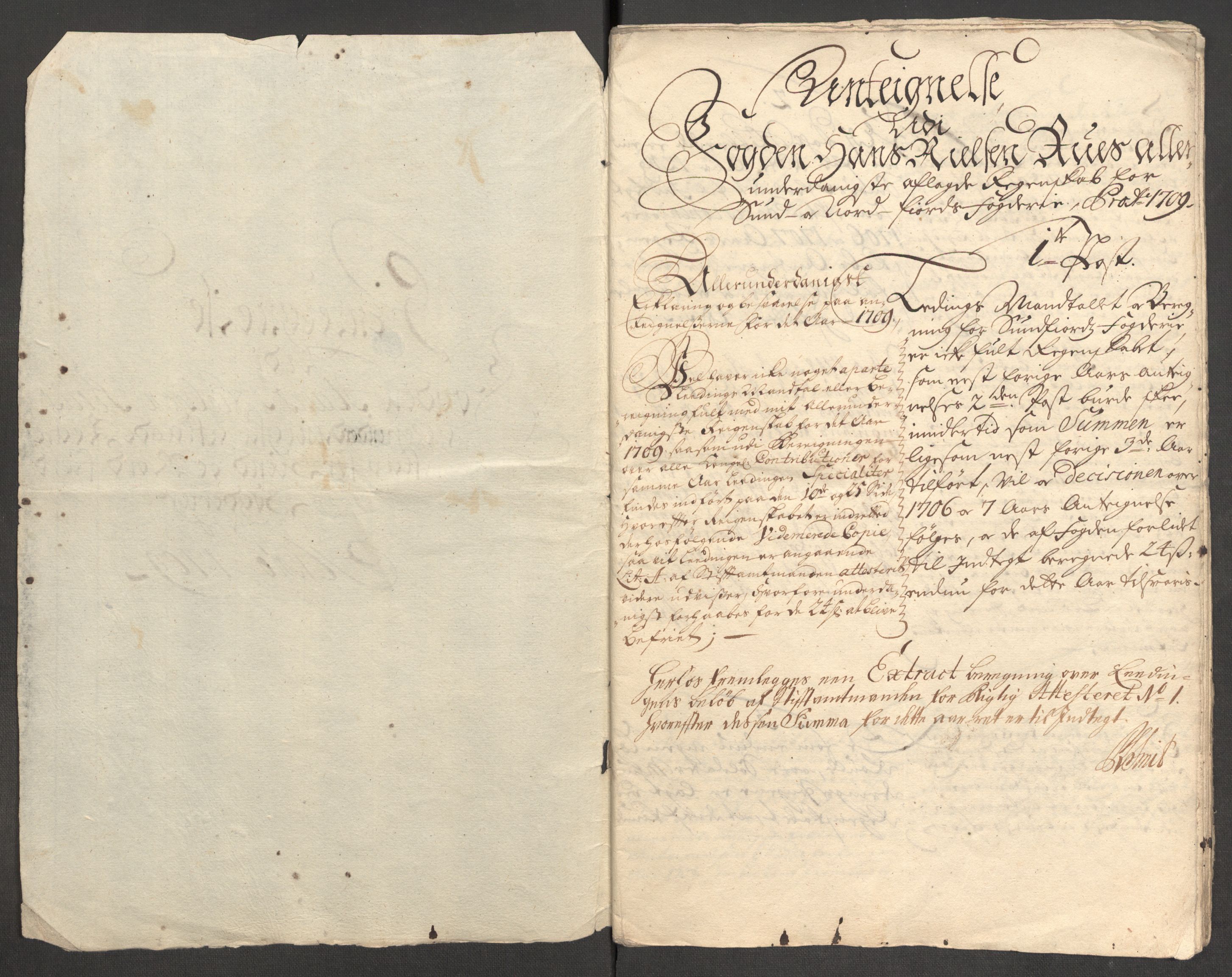 Rentekammeret inntil 1814, Reviderte regnskaper, Fogderegnskap, AV/RA-EA-4092/R53/L3432: Fogderegnskap Sunn- og Nordfjord, 1709, p. 196