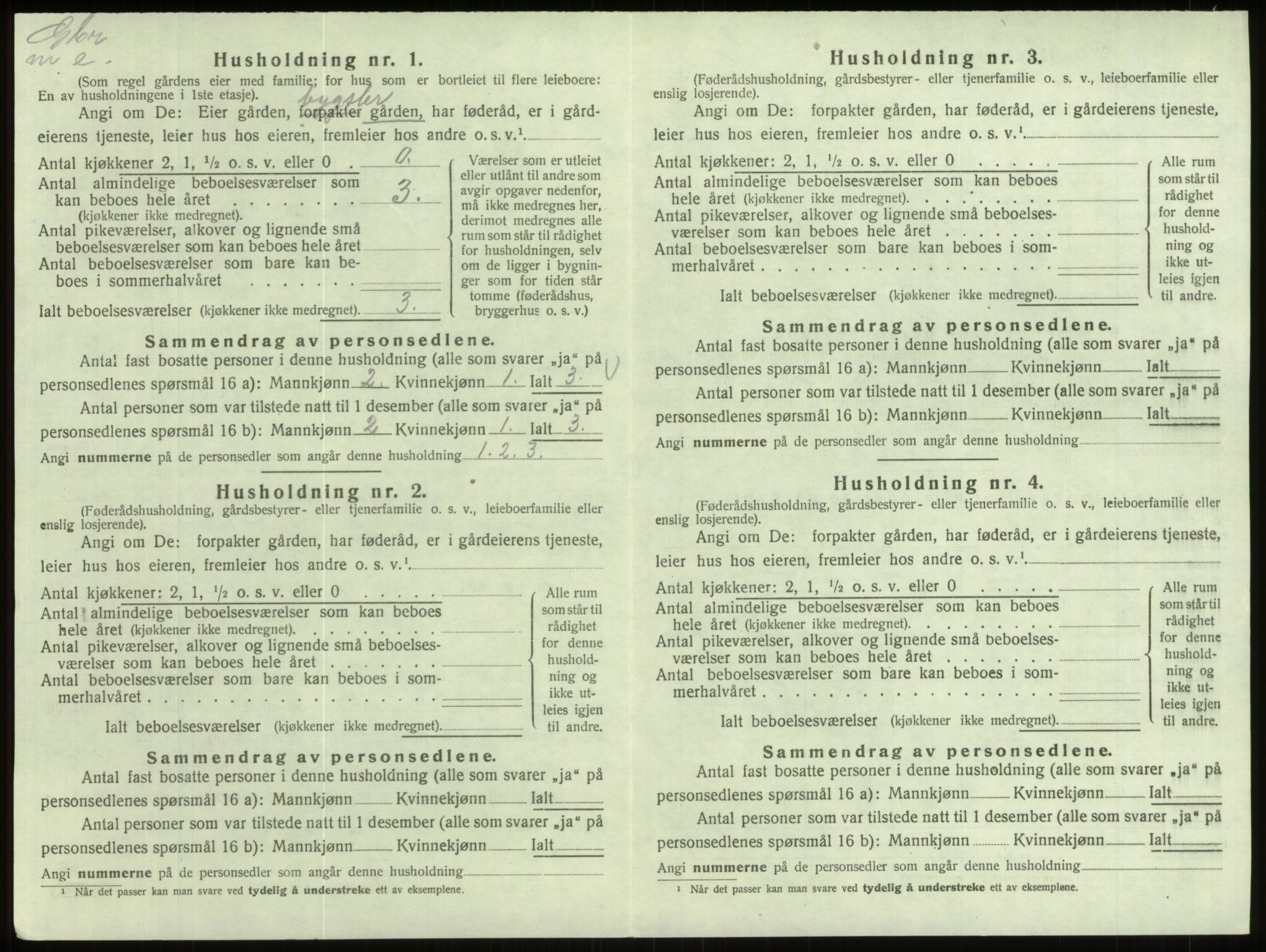 SAB, 1920 census for Eid, 1920, p. 530