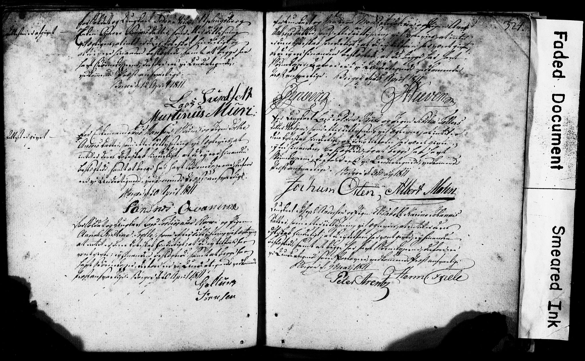 Korskirken sokneprestembete, AV/SAB-A-76101: Best man's statements no. II.5.1, 1776-1816, p. 324