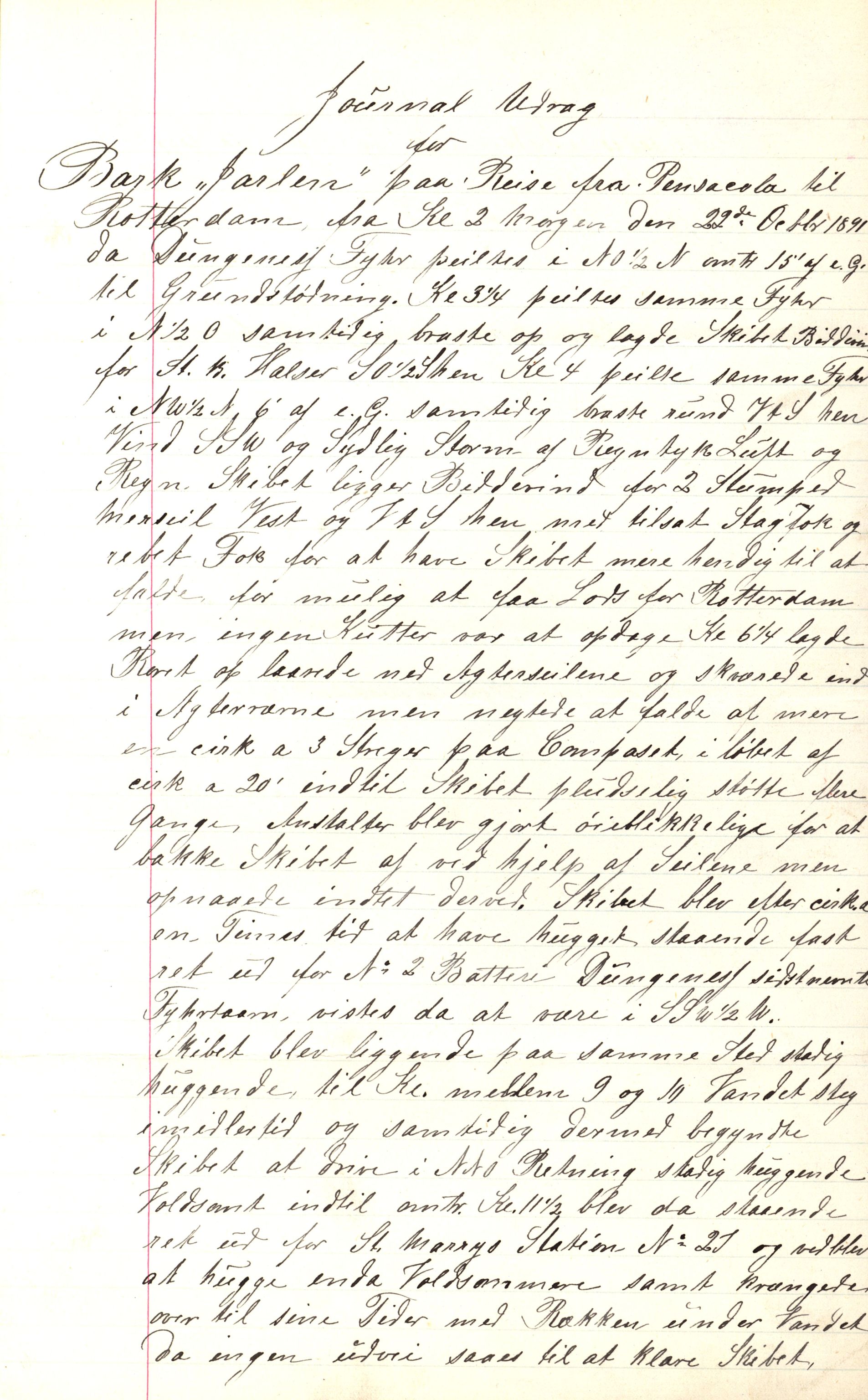 Pa 63 - Østlandske skibsassuranceforening, VEMU/A-1079/G/Ga/L0027/0002: Havaridokumenter / Jarlen, Jarl, St. Petersburg, Sir John Lawrence, Sirius, 1891, p. 42