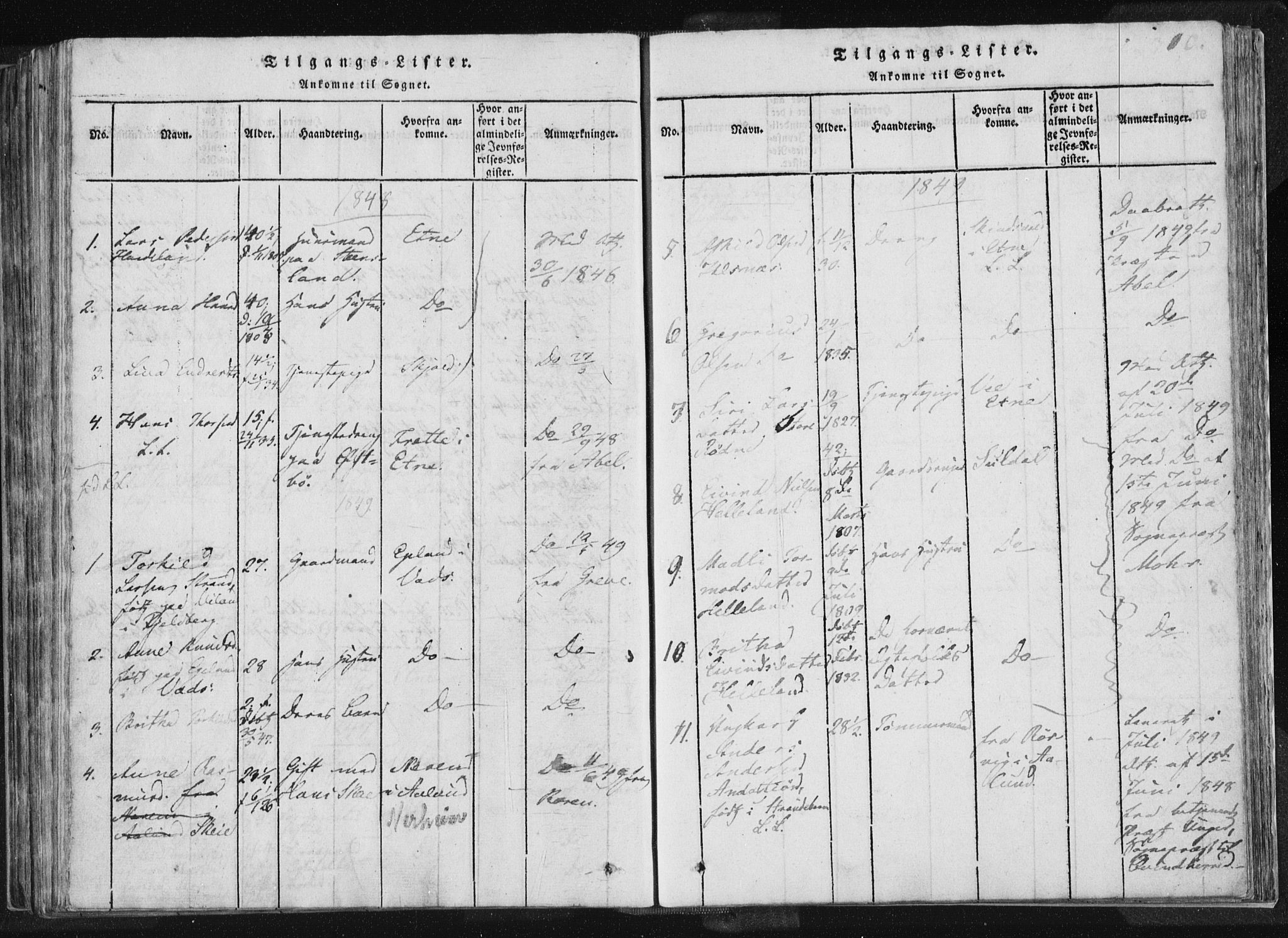 Vikedal sokneprestkontor, AV/SAST-A-101840/01/IV: Parish register (official) no. A 4, 1816-1850, p. 310