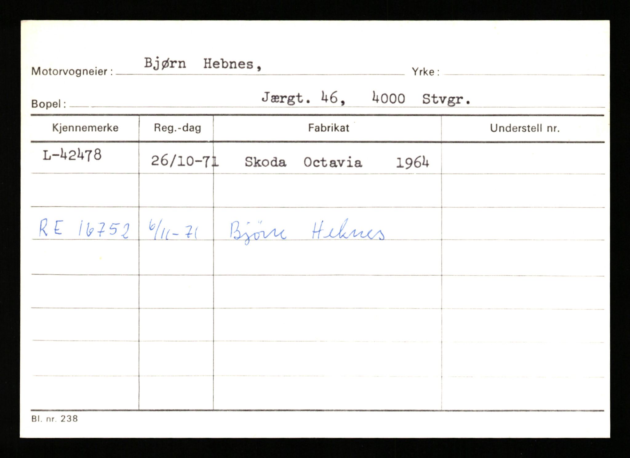 Stavanger trafikkstasjon, AV/SAST-A-101942/0/G/L0006: Registreringsnummer: 34250 - 49007, 1930-1971, p. 2193