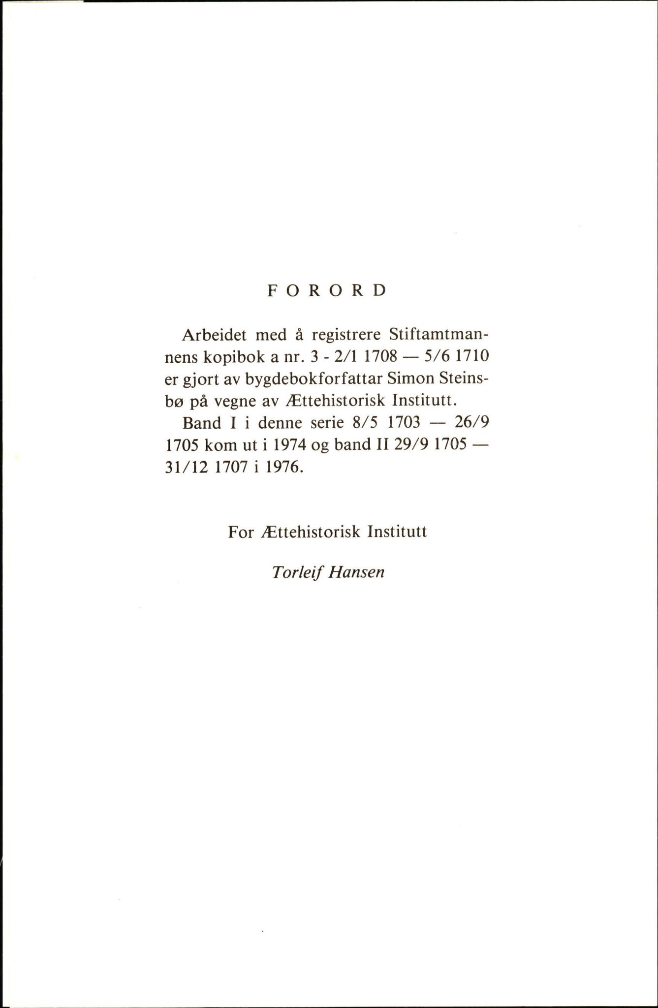 Statsarkivet i Bergen, AV/SAB-A-100049/G/Gc/L0001/0002: Stiftamtmannens kopibøker/resolusjonsbøker a nr 2 (II) - a nr 6 / Stiftamtmannens kopibok/resolusjonsbok a nr.3, 1708-1710