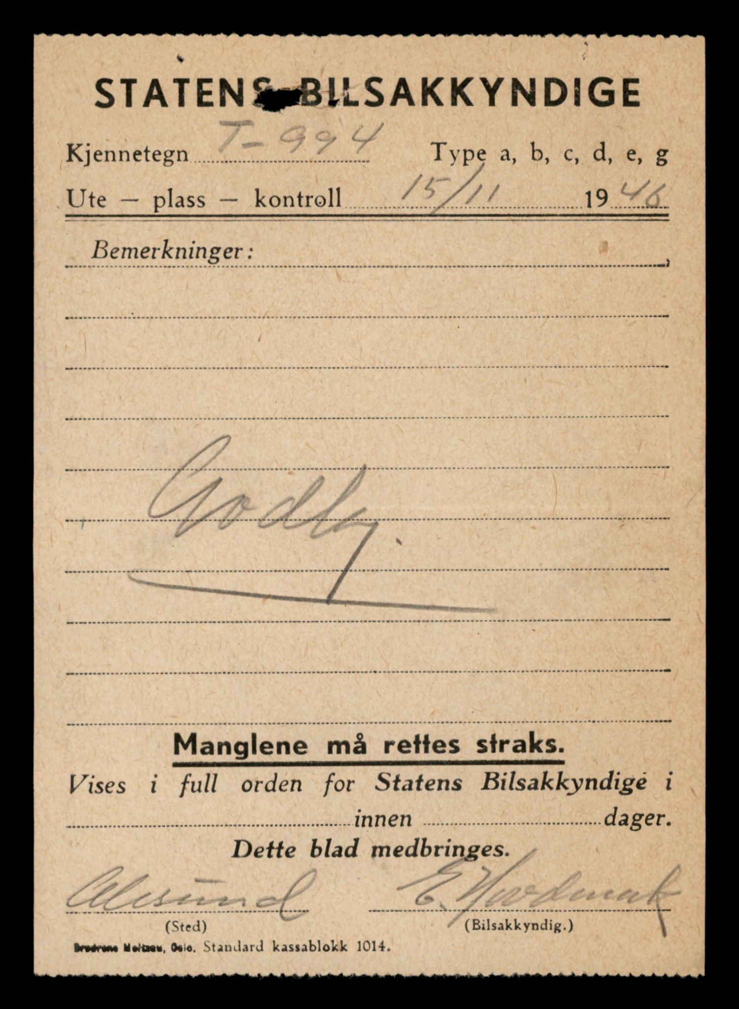 Møre og Romsdal vegkontor - Ålesund trafikkstasjon, AV/SAT-A-4099/F/Fe/L0018: Registreringskort for kjøretøy T 10091 - T 10227, 1927-1998, p. 1965