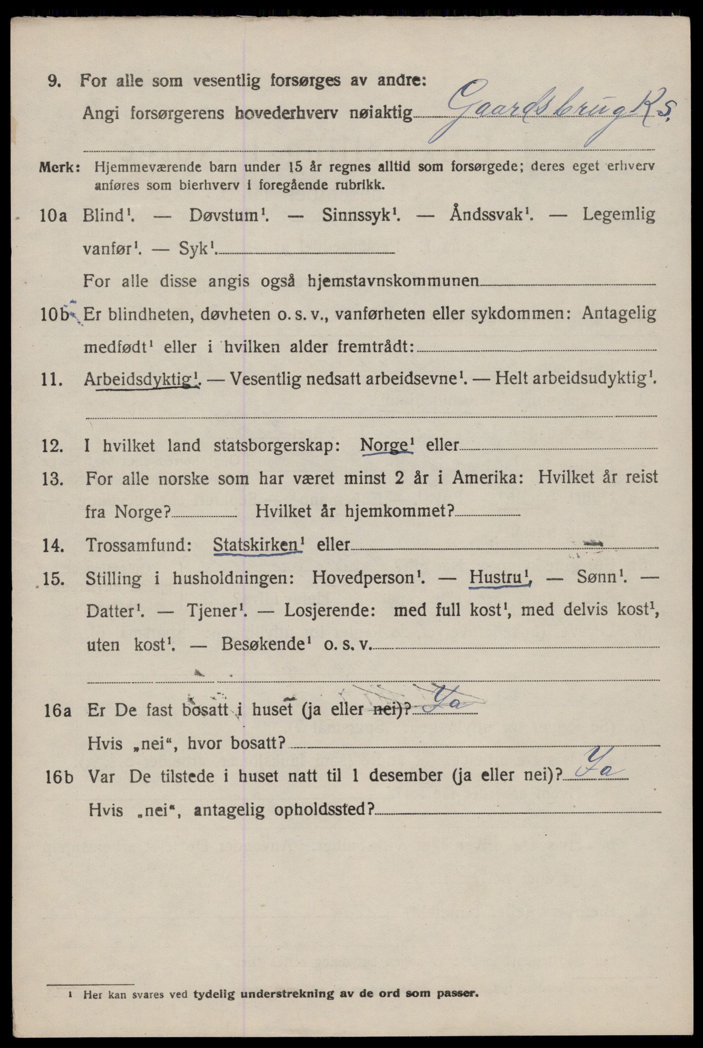 SAST, 1920 census for Sjernarøy, 1920, p. 1833