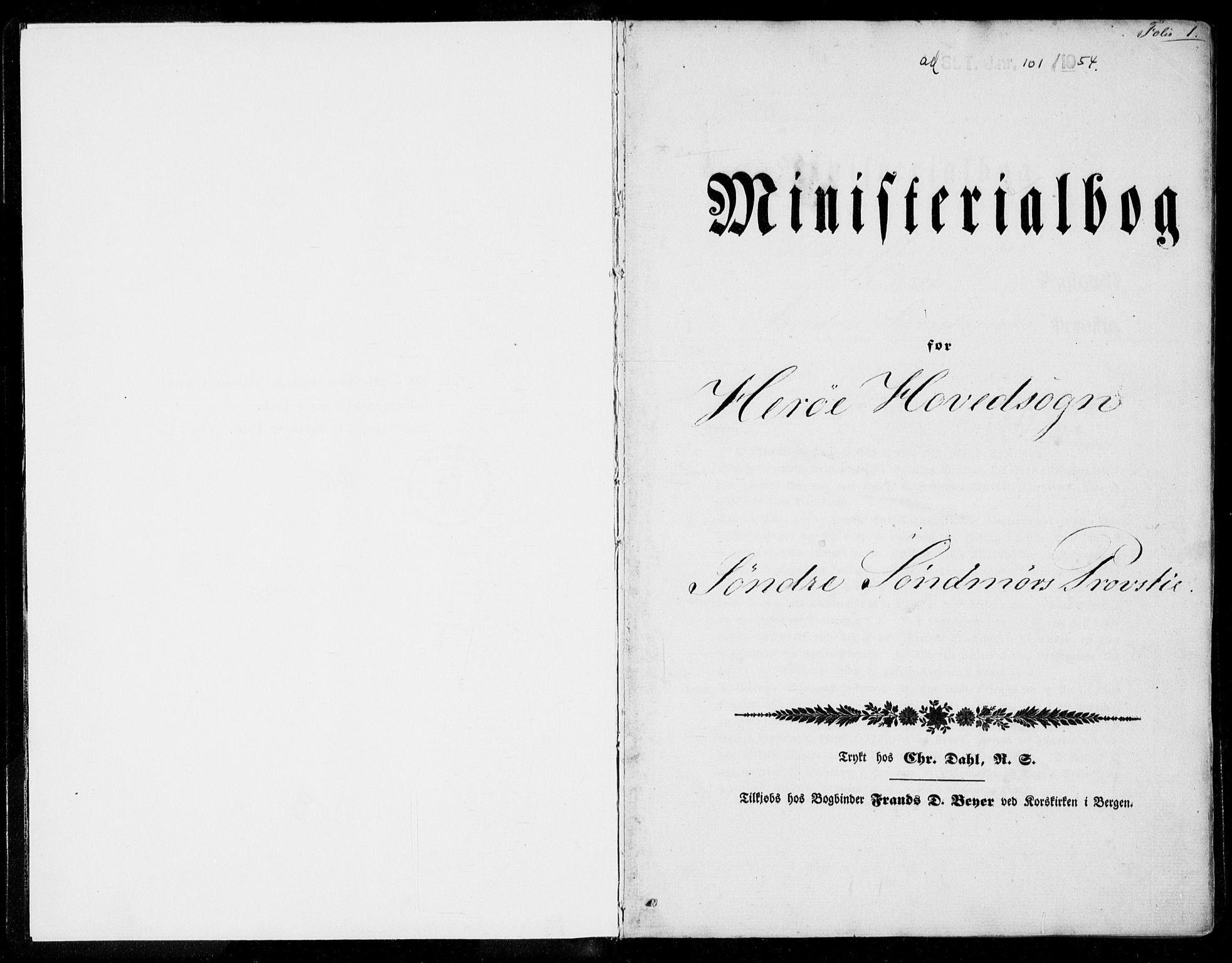 Ministerialprotokoller, klokkerbøker og fødselsregistre - Møre og Romsdal, AV/SAT-A-1454/507/L0070: Parish register (official) no. 507A05, 1842-1873, p. 1