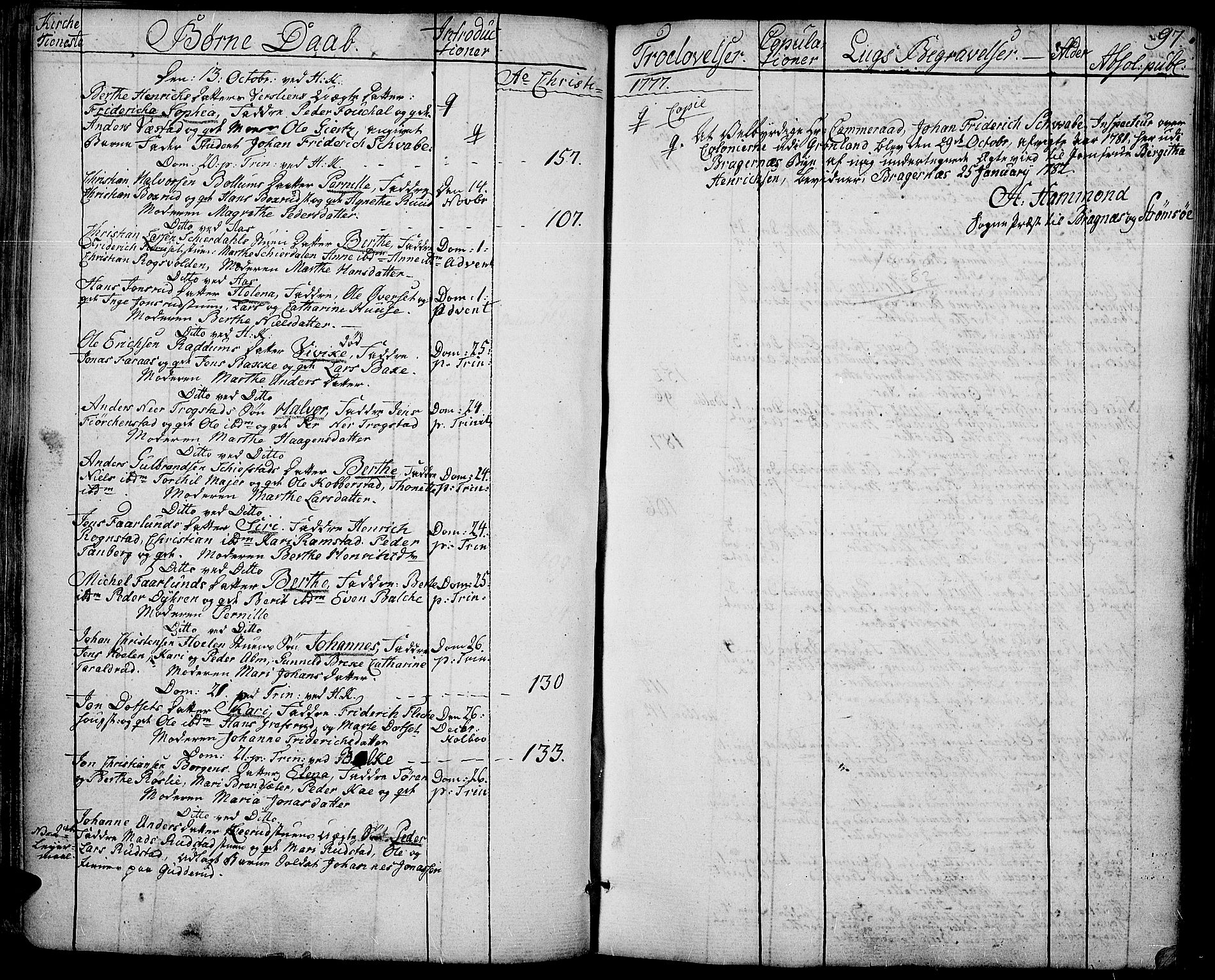 Toten prestekontor, AV/SAH-PREST-102/H/Ha/Haa/L0006: Parish register (official) no. 6, 1773-1793, p. 97