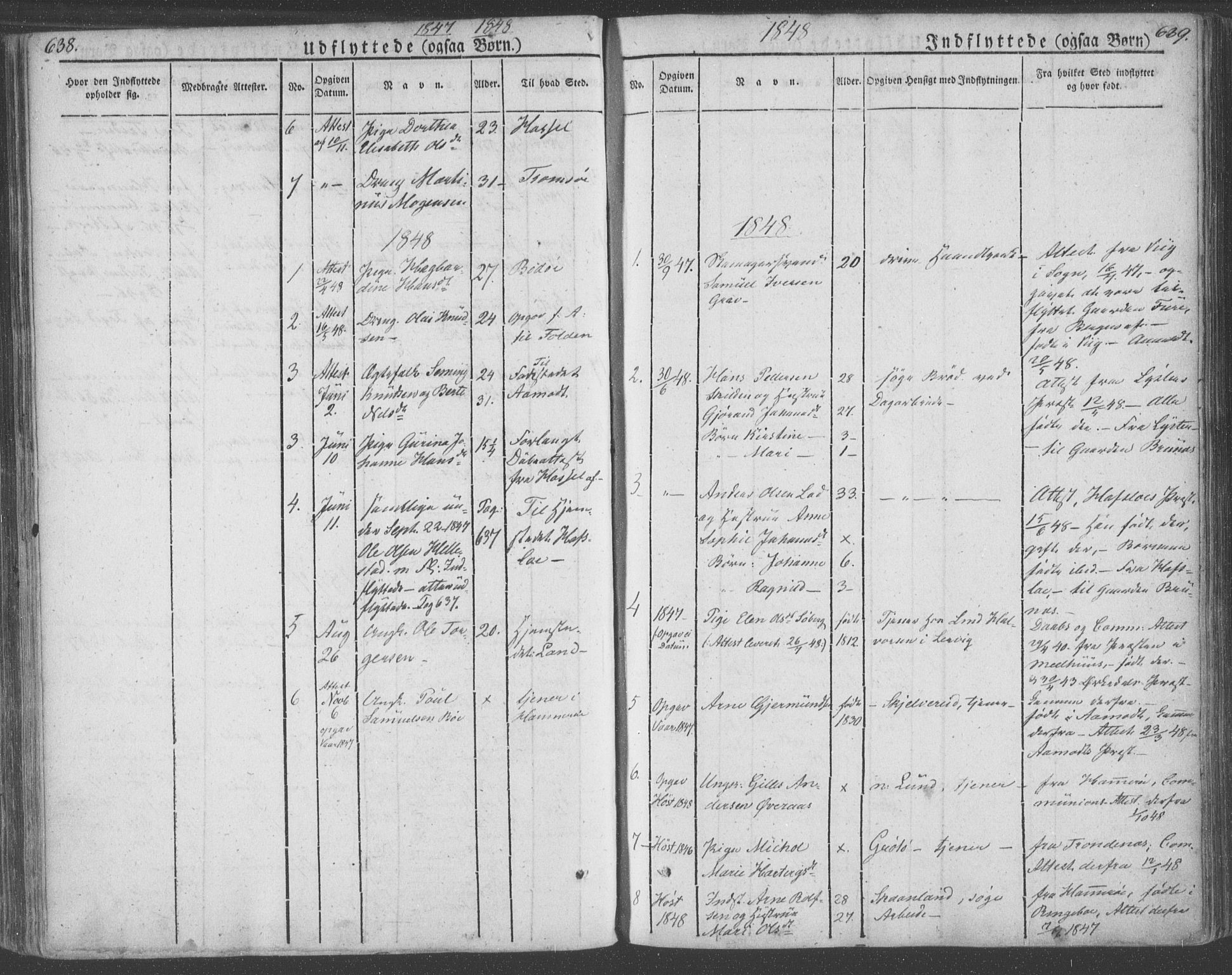 Ministerialprotokoller, klokkerbøker og fødselsregistre - Nordland, AV/SAT-A-1459/855/L0799: Parish register (official) no. 855A07, 1834-1852, p. 638-639