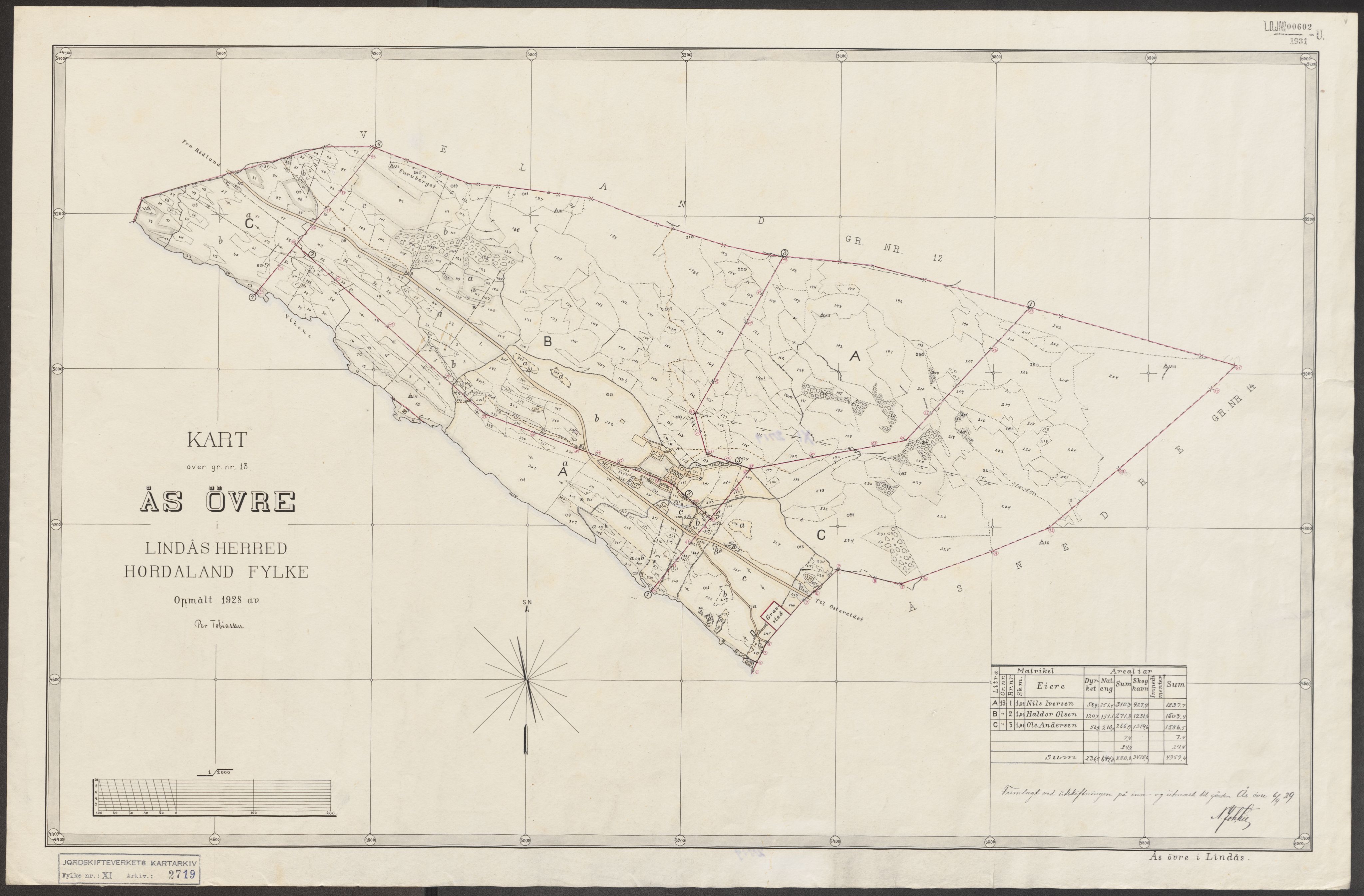 Jordskifteverkets kartarkiv, AV/RA-S-3929/T, 1859-1988, p. 3063