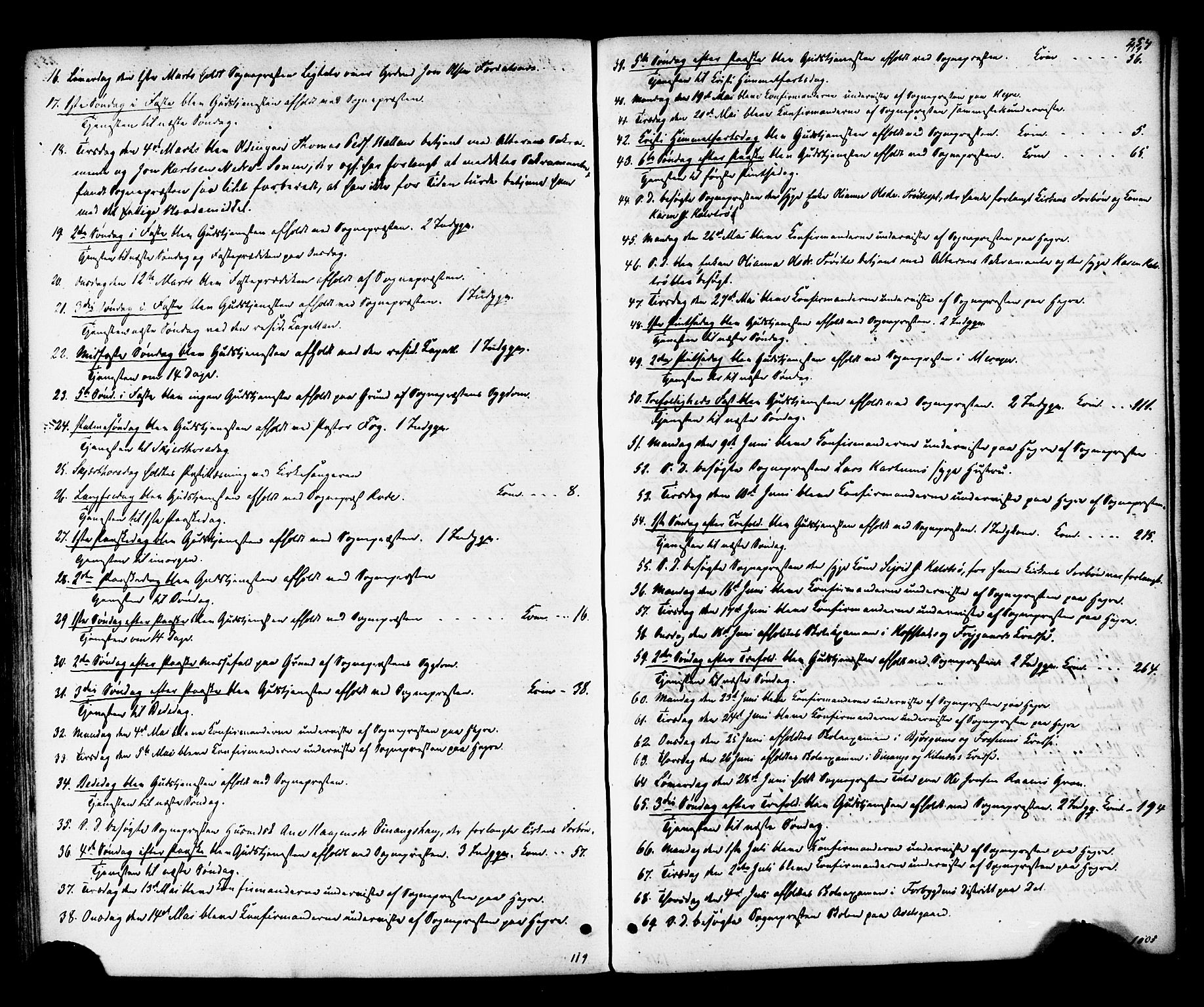 Ministerialprotokoller, klokkerbøker og fødselsregistre - Nord-Trøndelag, AV/SAT-A-1458/703/L0029: Parish register (official) no. 703A02, 1863-1879, p. 254