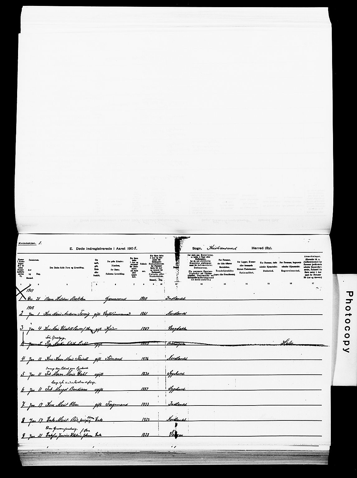 Ministerialprotokoller, klokkerbøker og fødselsregistre - Møre og Romsdal, AV/SAT-A-1454/572/L0860: Parish register (official) no. 572D04, 1903-1916