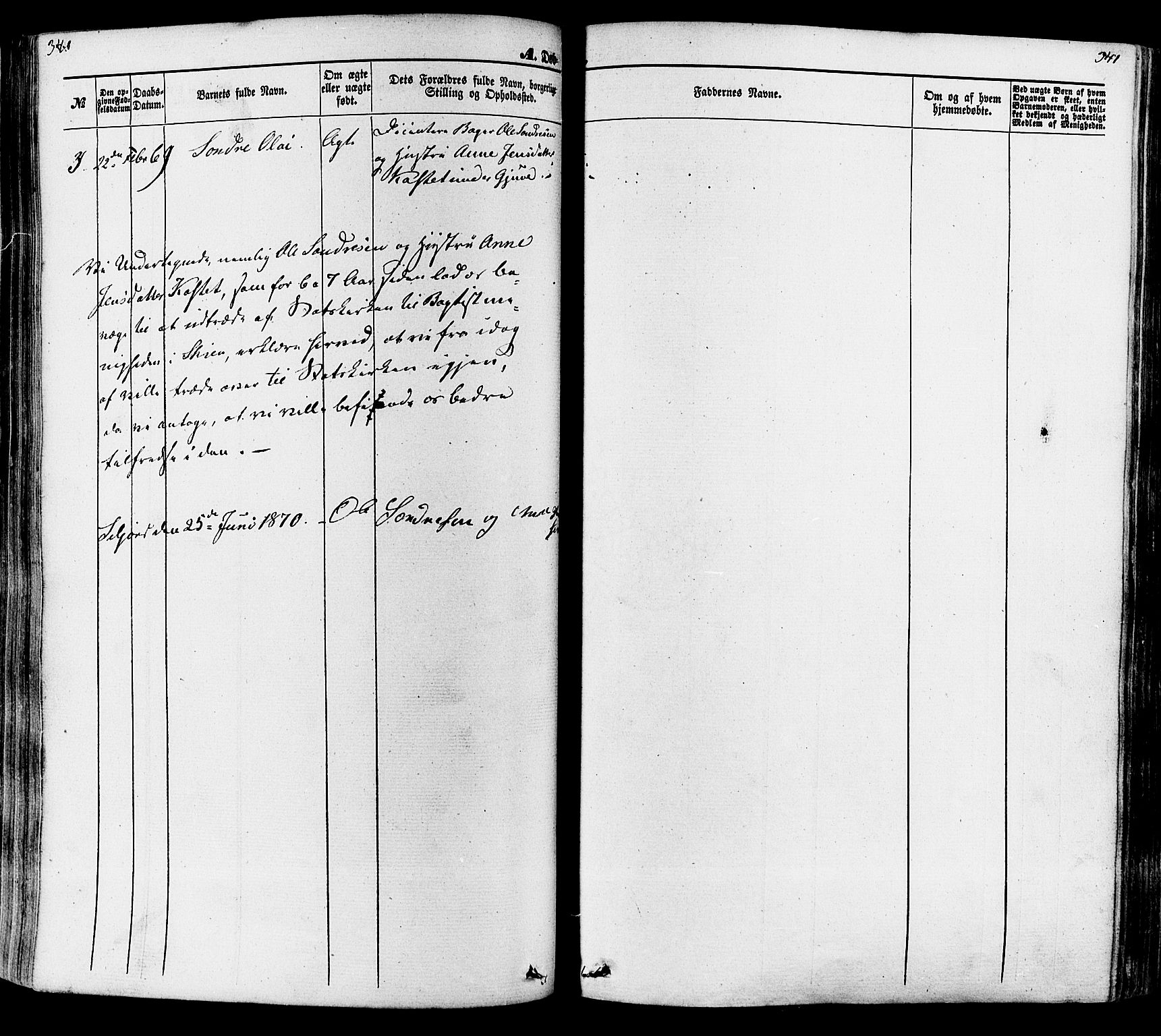Seljord kirkebøker, SAKO/A-20/F/Fa/L0013: Parish register (official) no. I 13, 1866-1876, p. 340-341