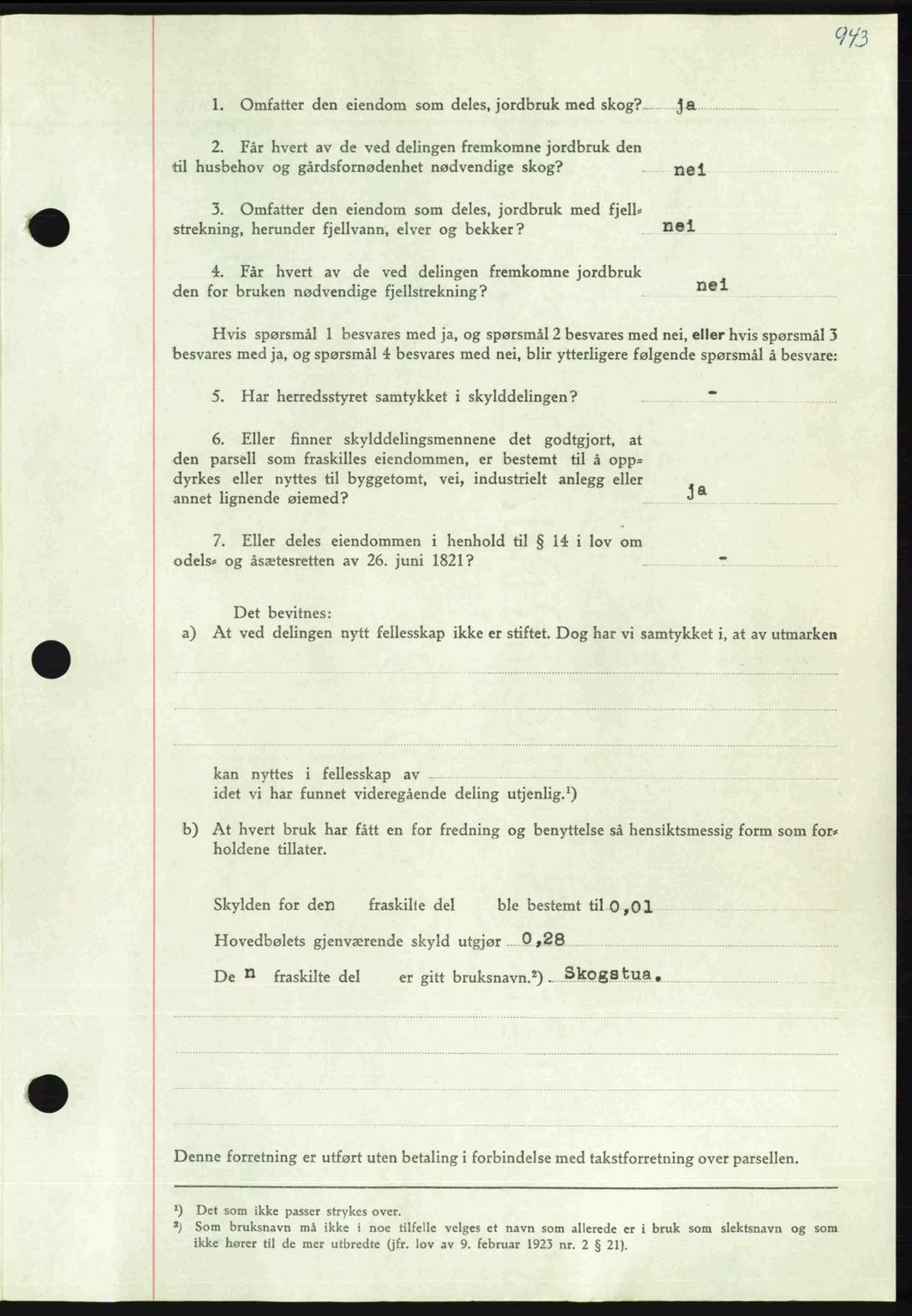 Nordmøre sorenskriveri, AV/SAT-A-4132/1/2/2Ca: Mortgage book no. A112, 1949-1949, Diary no: : 3127/1949