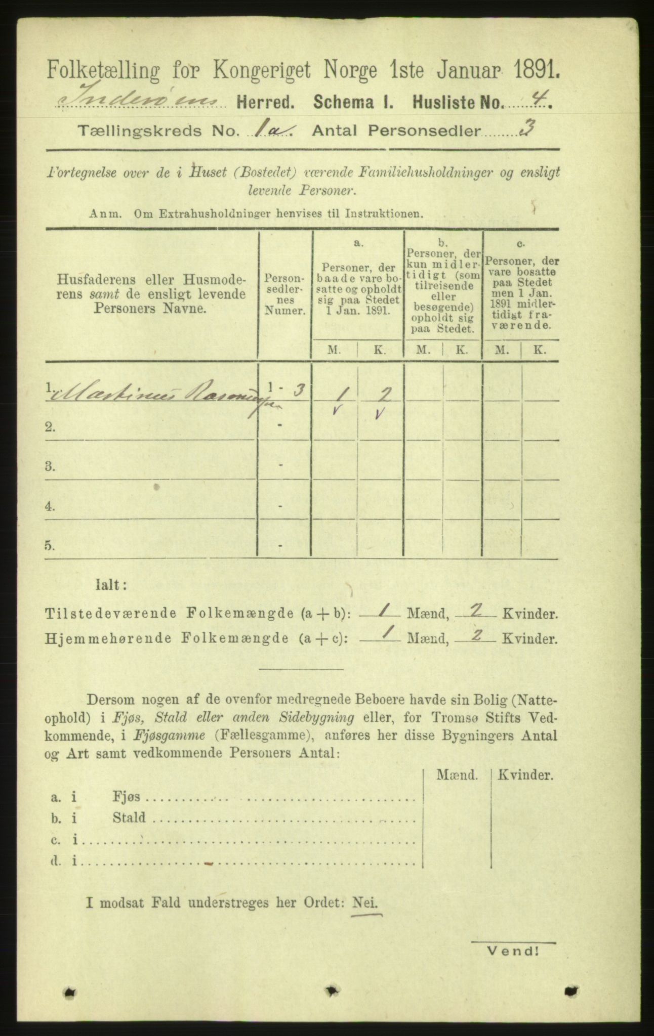 RA, 1891 census for 1729 Inderøy, 1891, p. 37