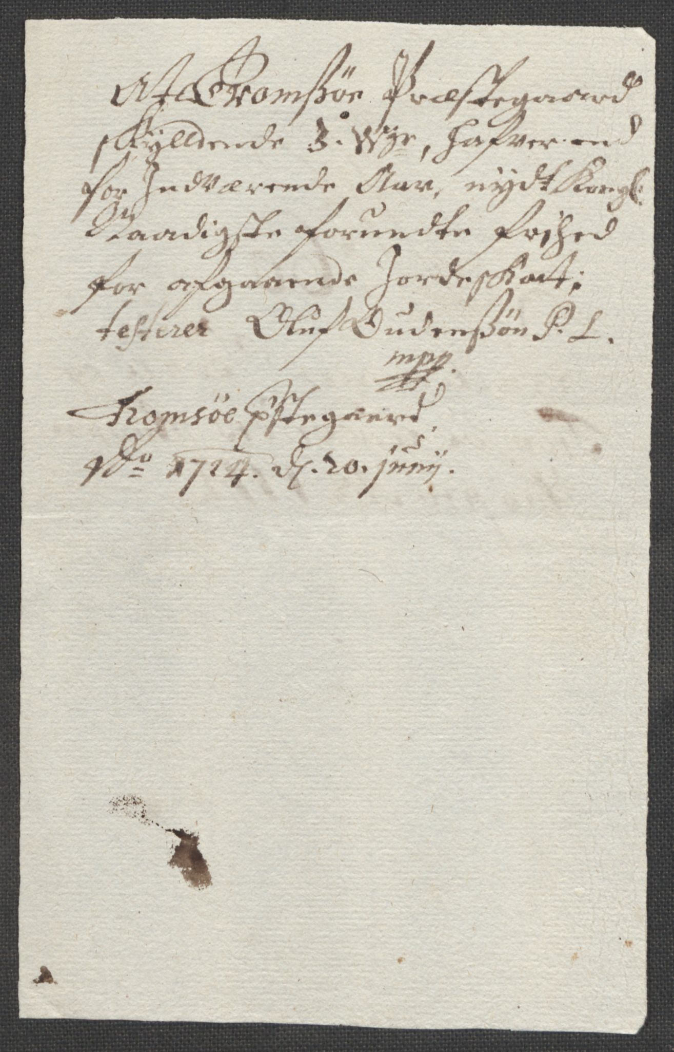 Rentekammeret inntil 1814, Reviderte regnskaper, Fogderegnskap, AV/RA-EA-4092/R68/L4760: Fogderegnskap Senja og Troms, 1714, p. 302