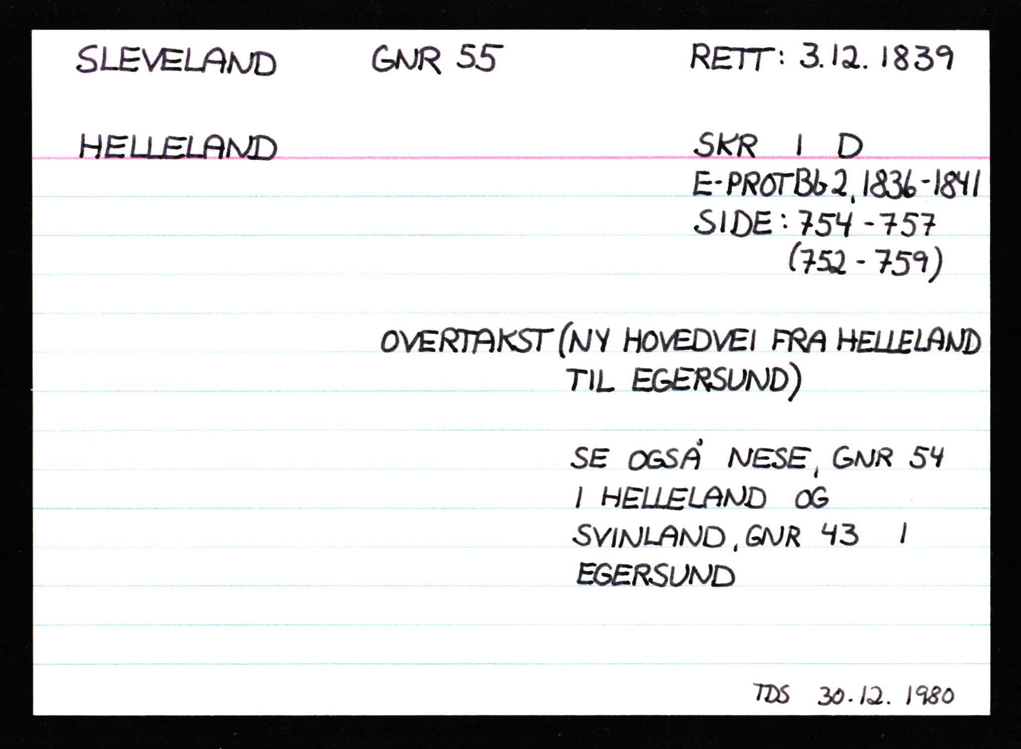 Statsarkivet i Stavanger, AV/SAST-A-101971/03/Y/Ym/L0053: Åstedskort sortert etter gårdsnavn: Skudeneshavn - Solbjør, 1600-1950, p. 366