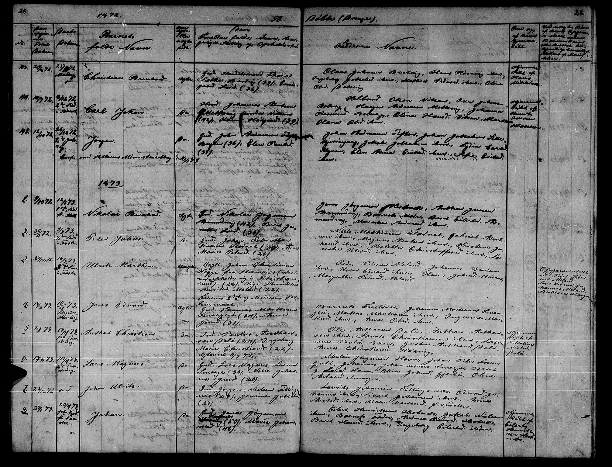 Ministerialprotokoller, klokkerbøker og fødselsregistre - Sør-Trøndelag, SAT/A-1456/634/L0539: Parish register (copy) no. 634C01, 1866-1873, p. 28