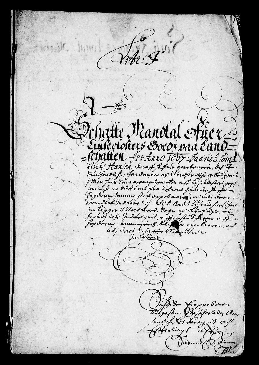 Rentekammeret inntil 1814, Reviderte regnskaper, Stiftamtstueregnskaper, Bergen stiftamt, AV/RA-EA-6043/R/Rc/L0024: Bergen stiftamt, 1667