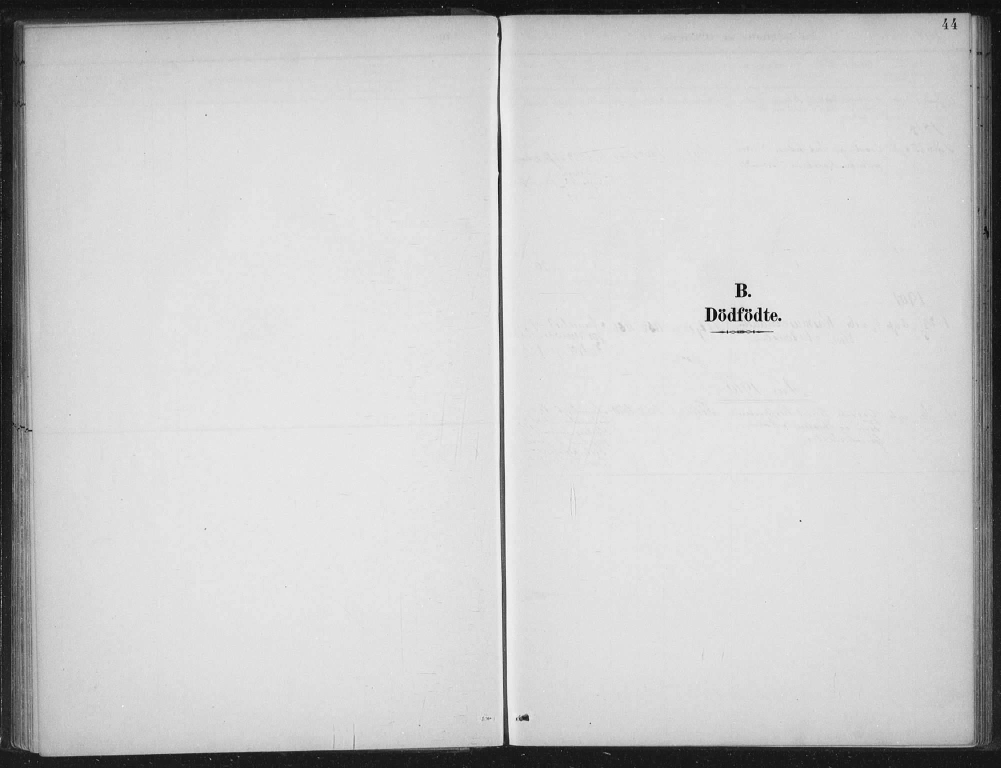 Gloppen sokneprestembete, SAB/A-80101/H/Haa/Haad/L0001: Parish register (official) no. D  1, 1885-1910, p. 44