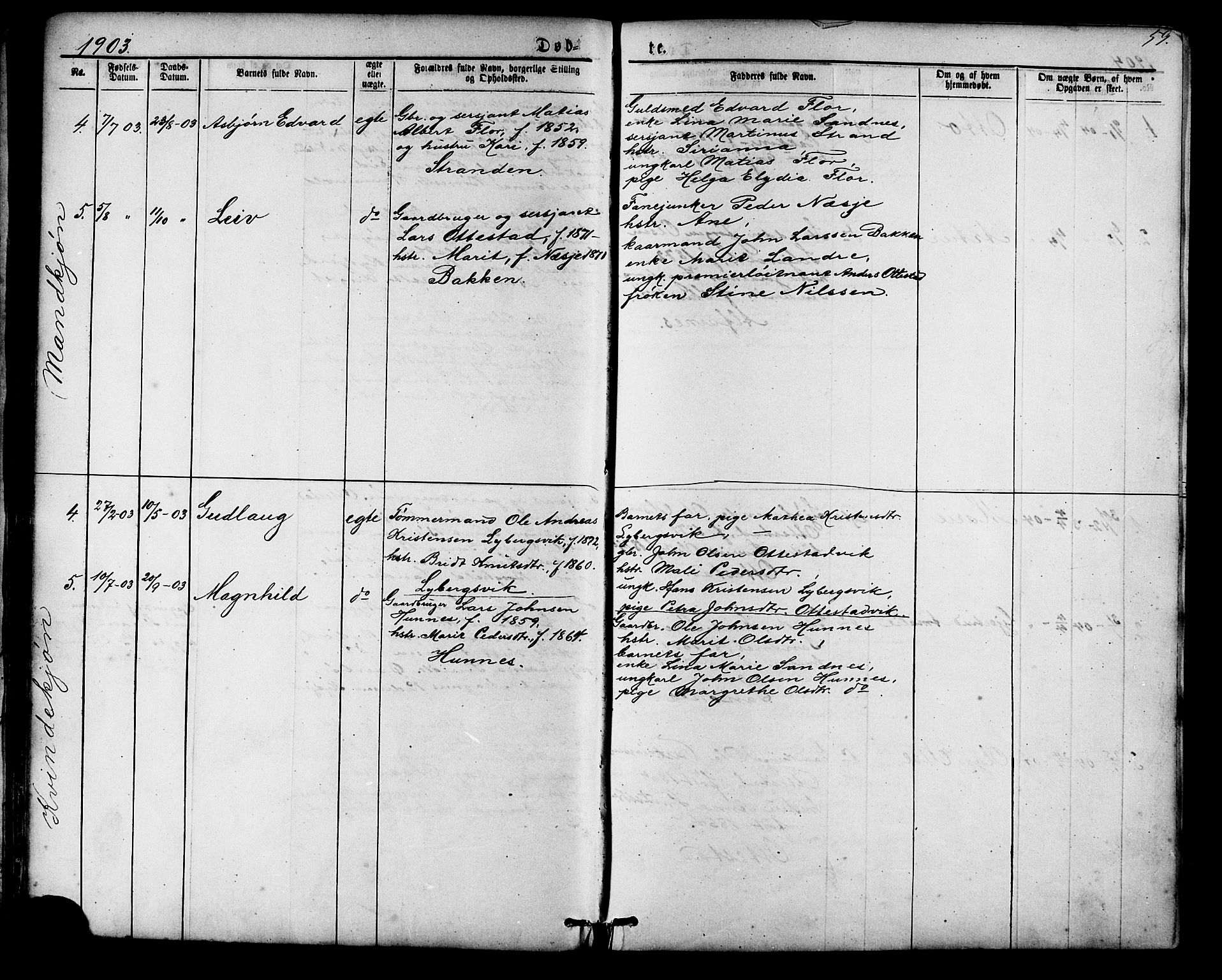 Ministerialprotokoller, klokkerbøker og fødselsregistre - Møre og Romsdal, AV/SAT-A-1454/548/L0614: Parish register (copy) no. 548C02, 1867-1917, p. 59