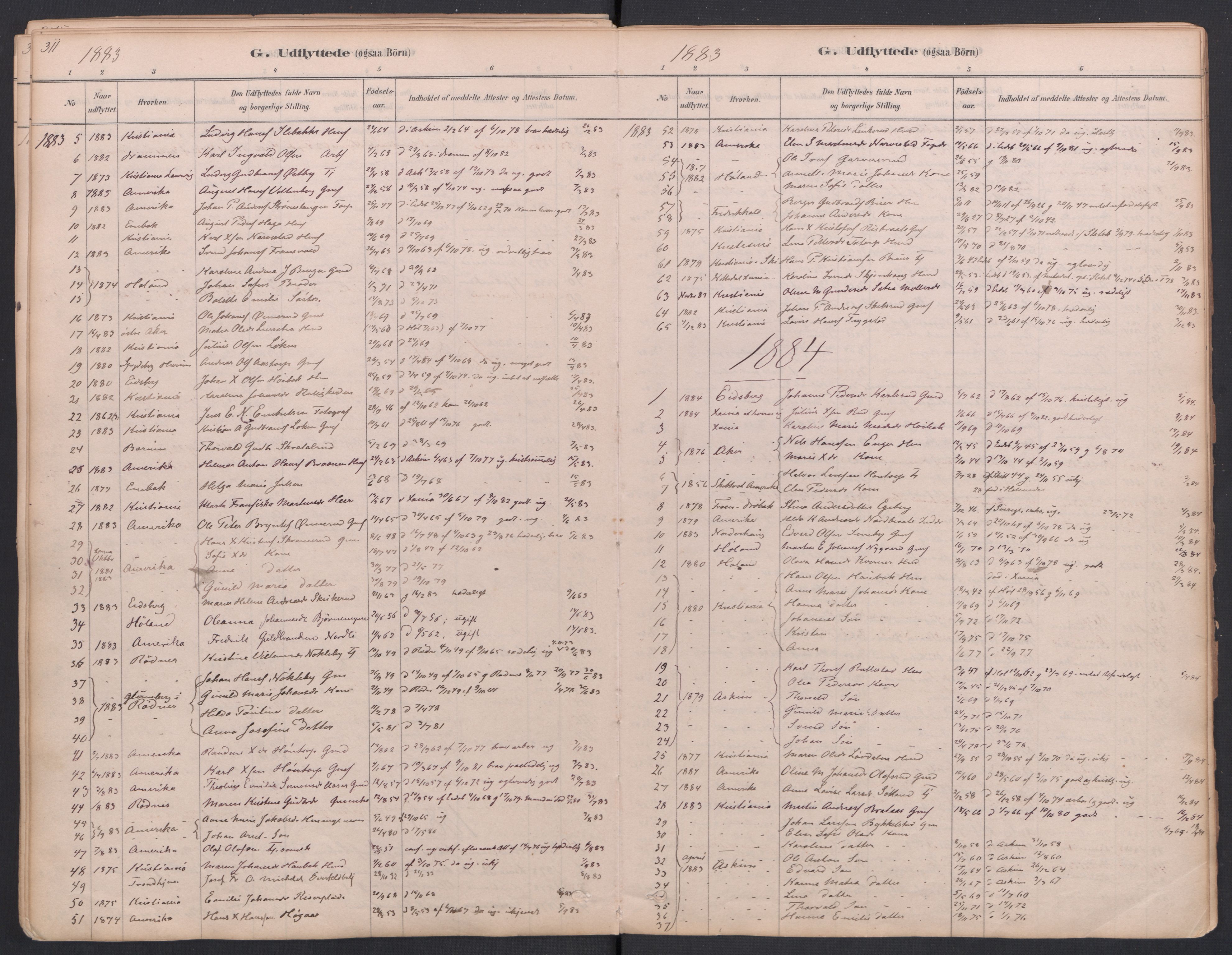 Trøgstad prestekontor Kirkebøker, SAO/A-10925/F/Fa/L0010: Parish register (official) no. I 10, 1878-1898, p. 311