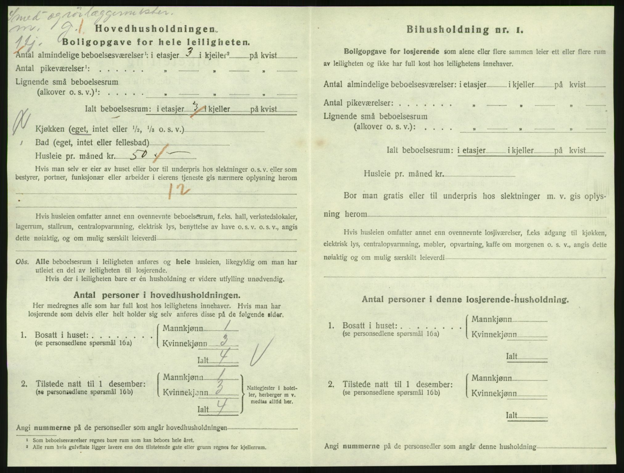 SAT, 1920 census for Molde, 1920, p. 1900