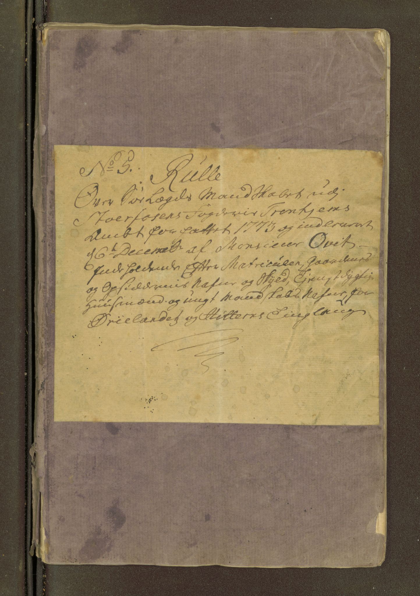 Sjøinnrulleringen - Trondhjemske distrikt, AV/SAT-A-5121/01/L0047/0001: -- / Lægds og hovedrulle for Fosen og Hitteren krets, 1759-1804, p. 94