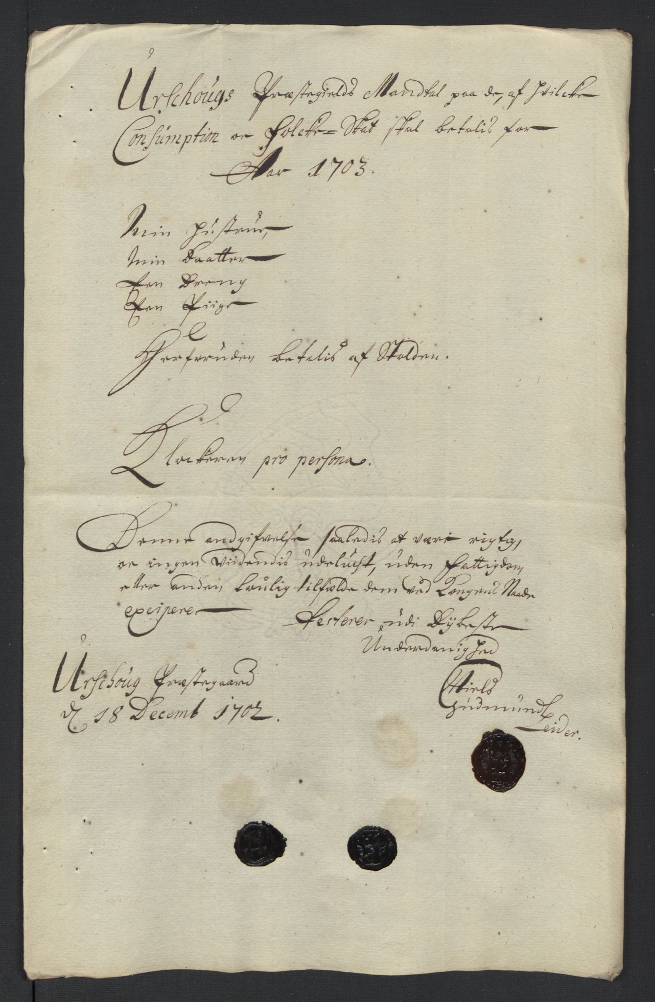 Rentekammeret inntil 1814, Reviderte regnskaper, Fogderegnskap, AV/RA-EA-4092/R11/L0586: Fogderegnskap Nedre Romerike, 1703, p. 171