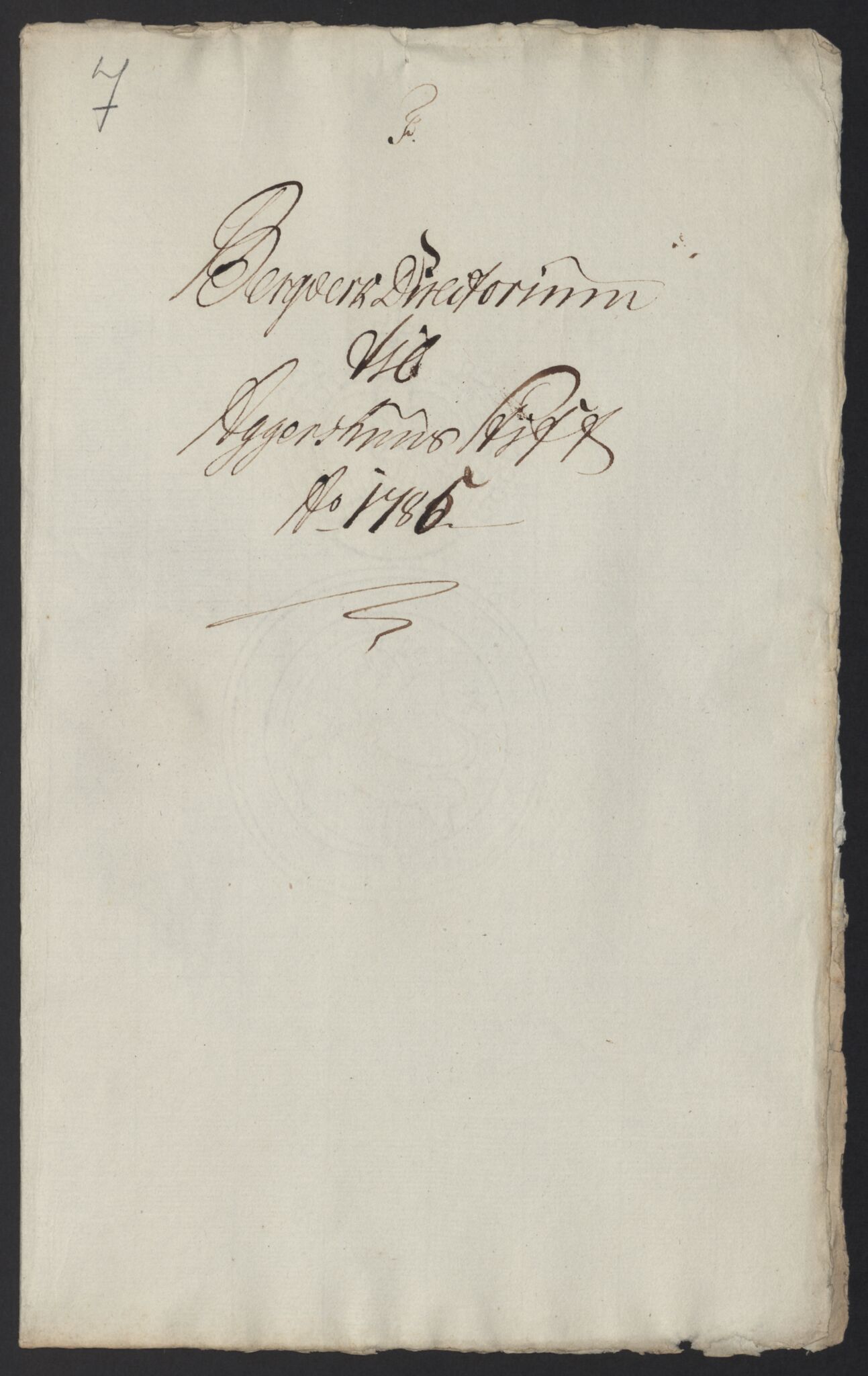 Kristiania stiftamt, SAO/A-10386/E/Ea/Eai/L0001: Bergverksdirektoriet, 1773-1785, p. 94