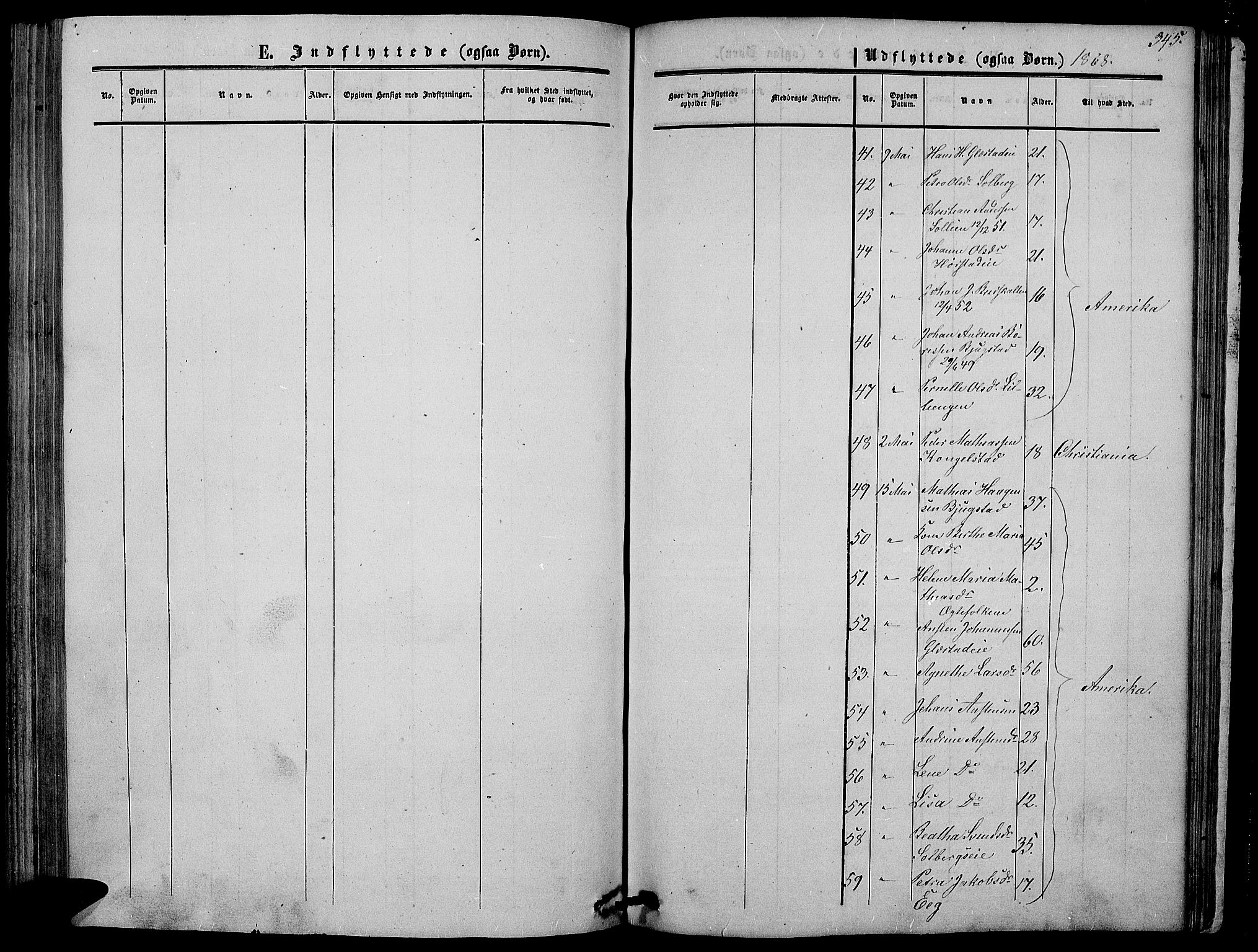 Vardal prestekontor, AV/SAH-PREST-100/H/Ha/Hab/L0005: Parish register (copy) no. 5, 1854-1868, p. 345