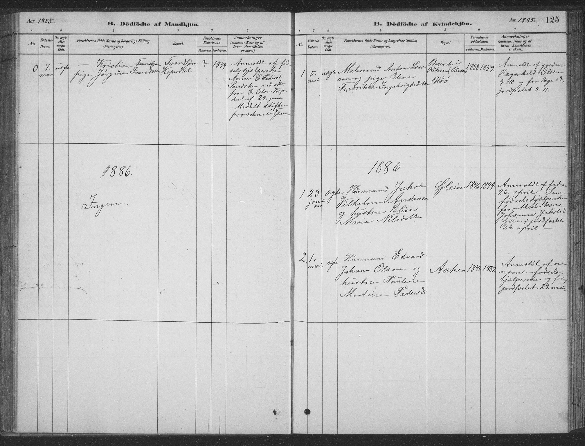 Ministerialprotokoller, klokkerbøker og fødselsregistre - Nordland, AV/SAT-A-1459/835/L0532: Parish register (copy) no. 835C04, 1880-1905, p. 125