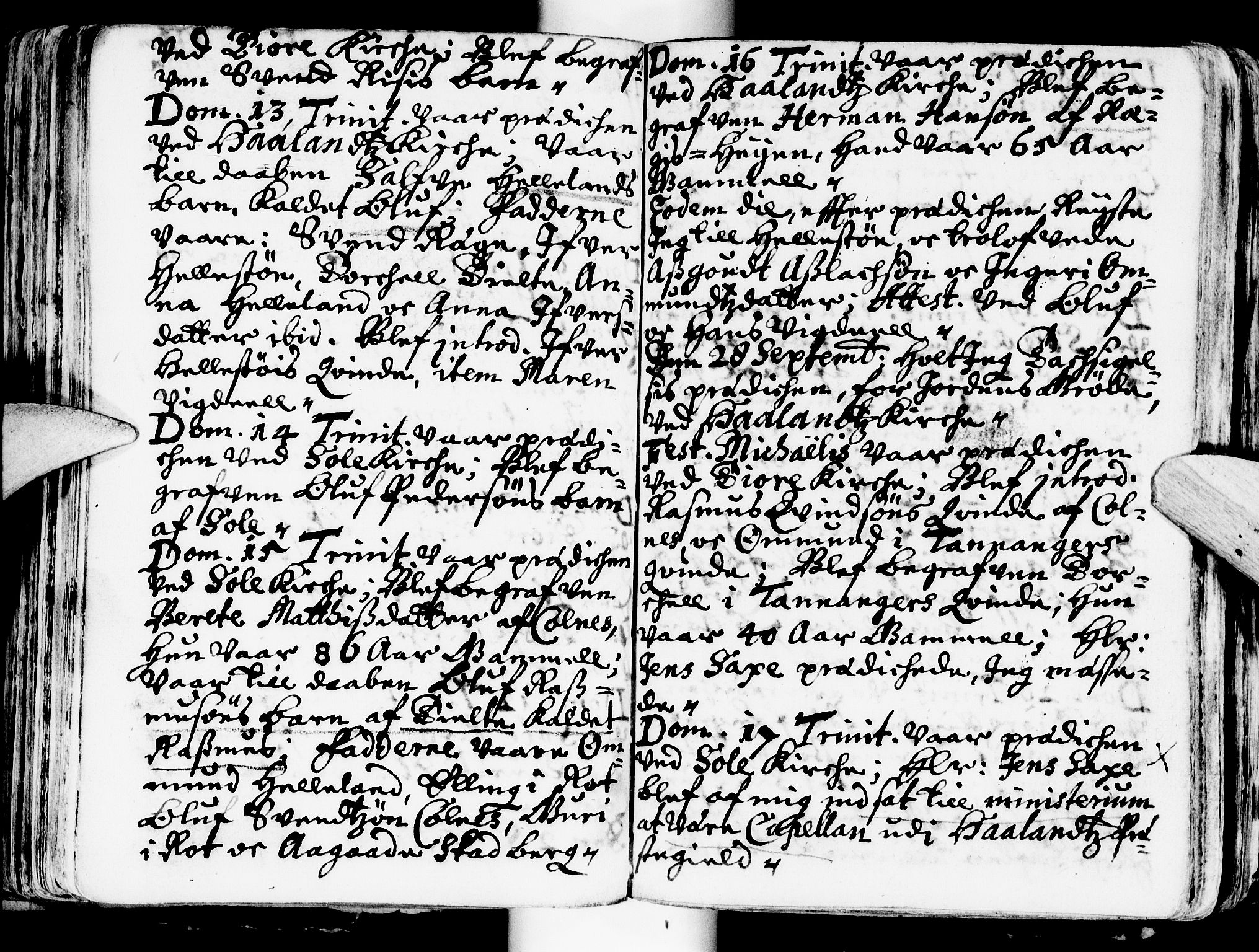 Håland sokneprestkontor, AV/SAST-A-101802/001/30BA/L0001: Parish register (official) no. A 1, 1671-1722