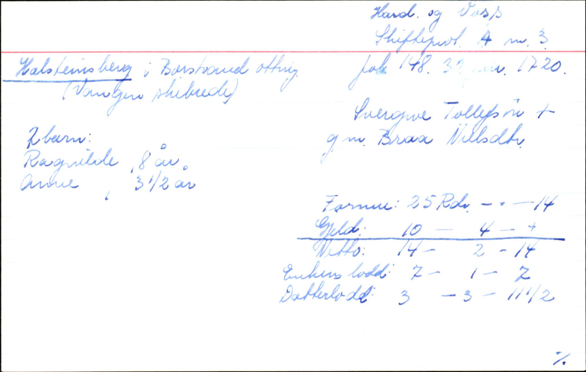 Skiftekort ved Statsarkivet i Bergen, SAB/SKIFTEKORT/002/L0001: Skifteprotokoll nr. 1-3, 1695-1721, p. 1285