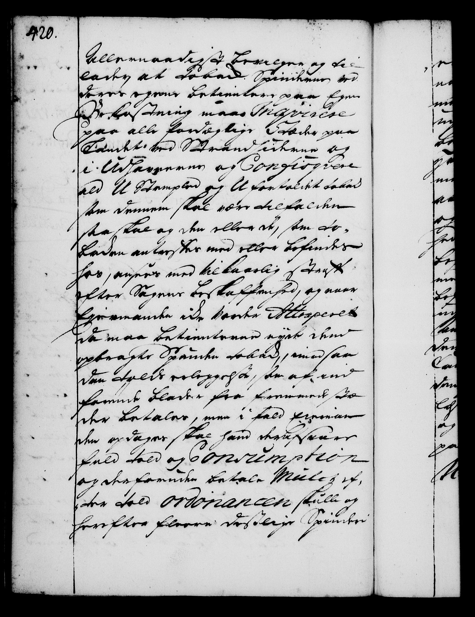 Rentekammeret, Kammerkanselliet, RA/EA-3111/G/Gg/Gga/L0001: Norsk ekspedisjonsprotokoll med register (merket RK 53.1), 1720-1723, p. 420