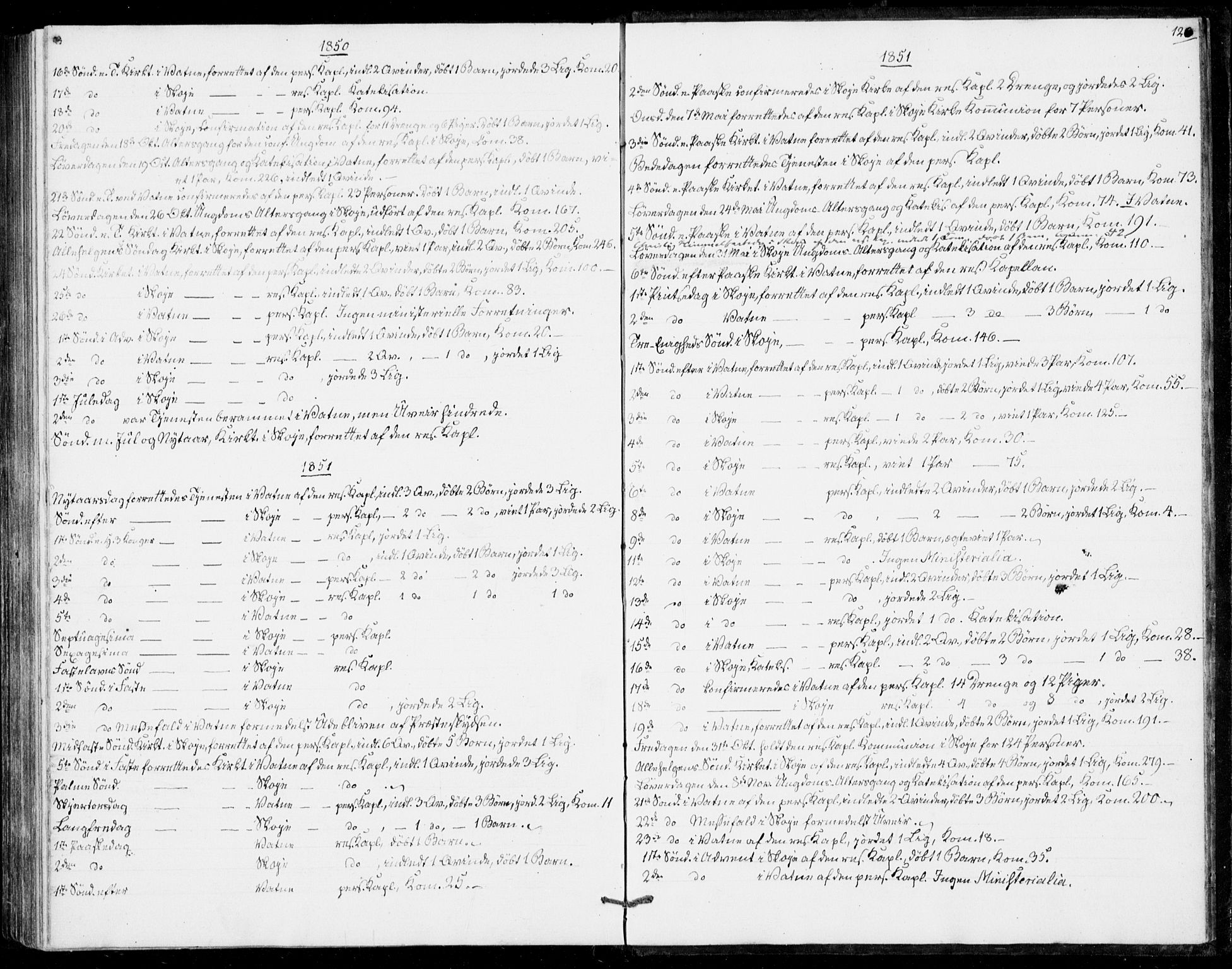 Ministerialprotokoller, klokkerbøker og fødselsregistre - Møre og Romsdal, SAT/A-1454/524/L0353: Parish register (official) no. 524A05, 1848-1856, p. 126