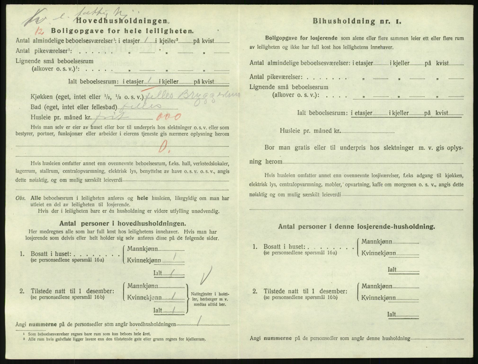 SAKO, 1920 census for Larvik, 1920, p. 6815