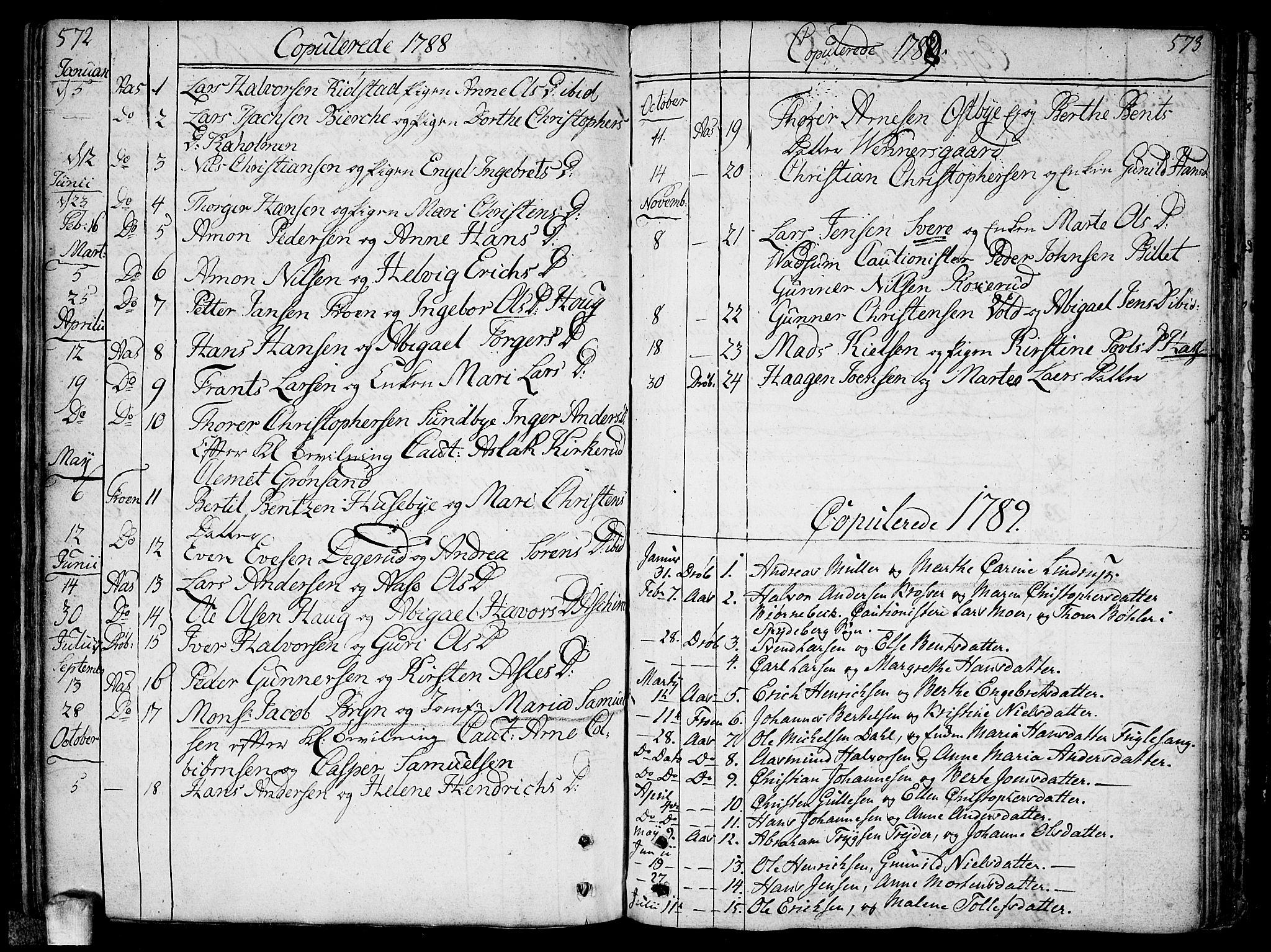 Ås prestekontor Kirkebøker, SAO/A-10894/F/Fa/L0002: Parish register (official) no. I 2, 1778-1813, p. 572-573