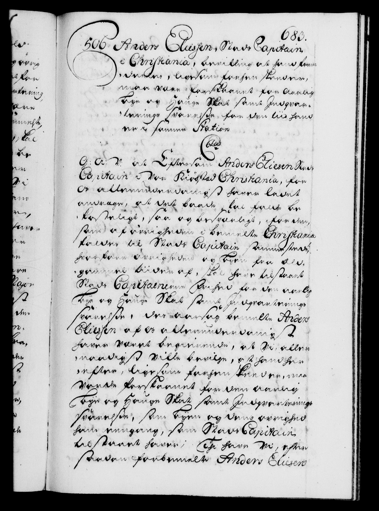 Danske Kanselli 1572-1799, AV/RA-EA-3023/F/Fc/Fca/Fcaa/L0028: Norske registre, 1733-1734, p. 683a