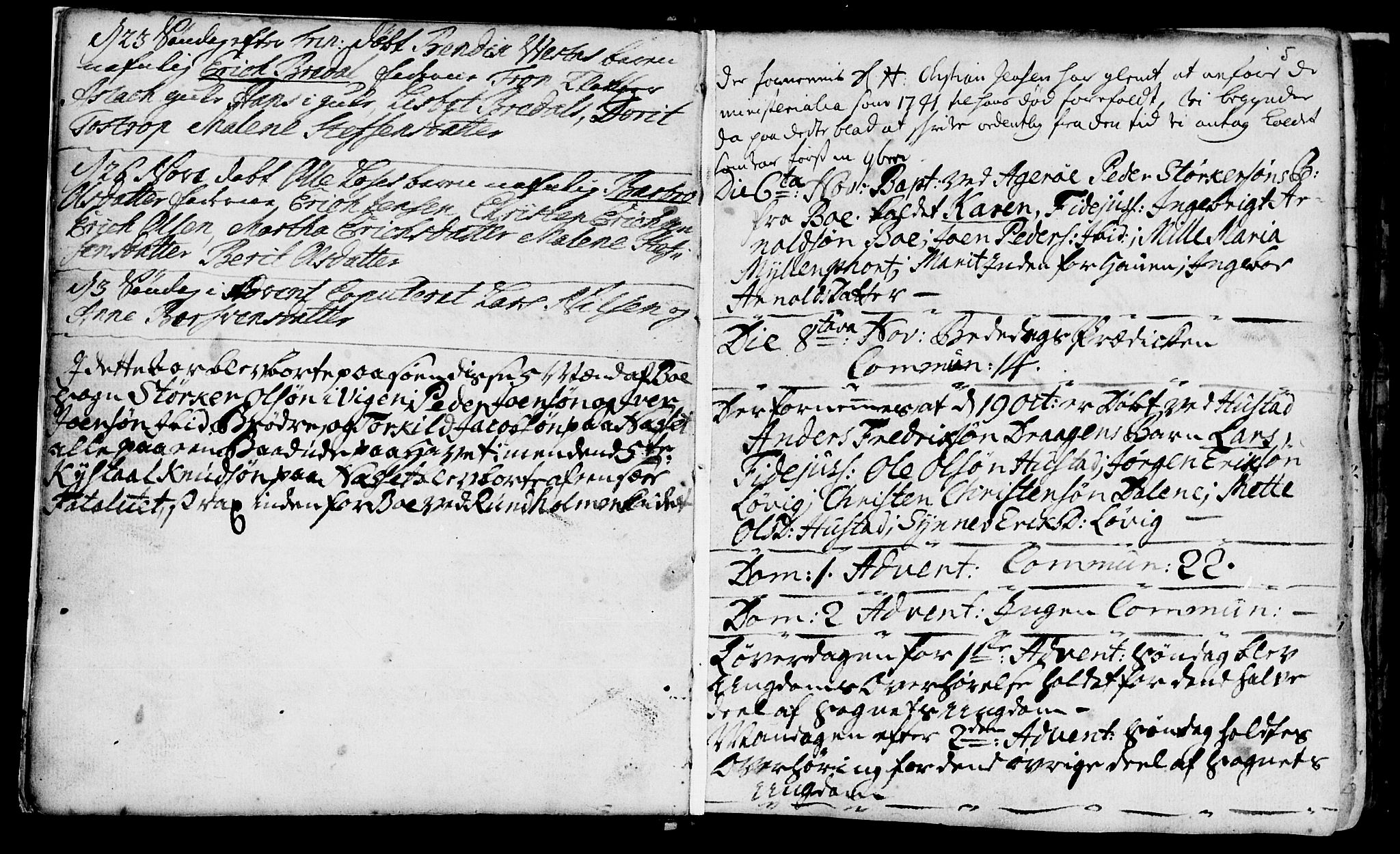 Ministerialprotokoller, klokkerbøker og fødselsregistre - Møre og Romsdal, SAT/A-1454/566/L0760: Parish register (official) no. 566A01, 1739-1766, p. 5