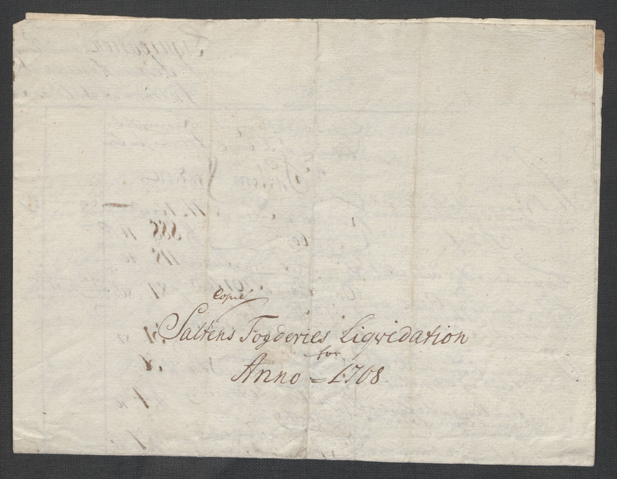 Rentekammeret inntil 1814, Reviderte regnskaper, Fogderegnskap, AV/RA-EA-4092/R66/L4581: Fogderegnskap Salten, 1707-1710, p. 217