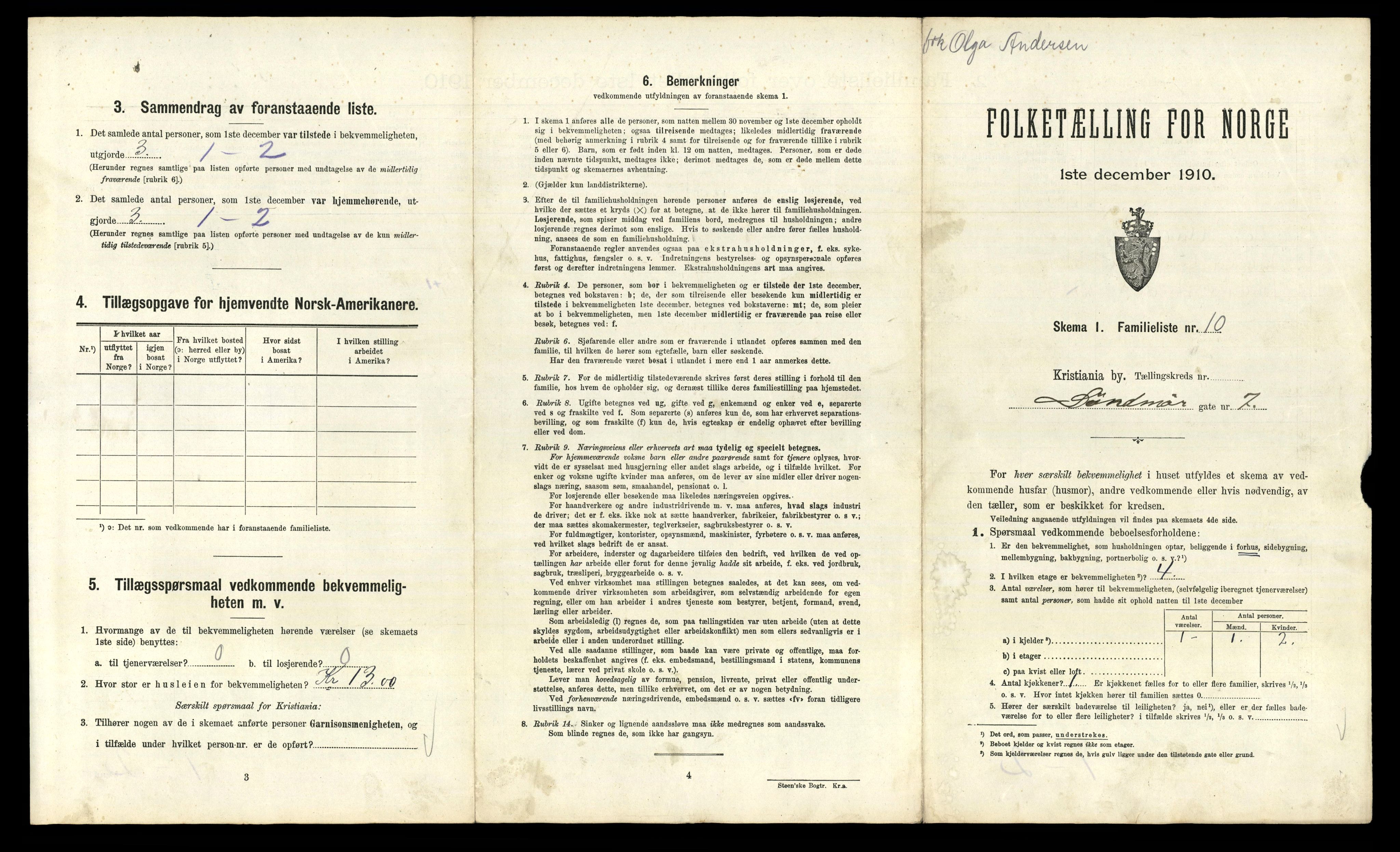 RA, 1910 census for Kristiania, 1910, p. 102209