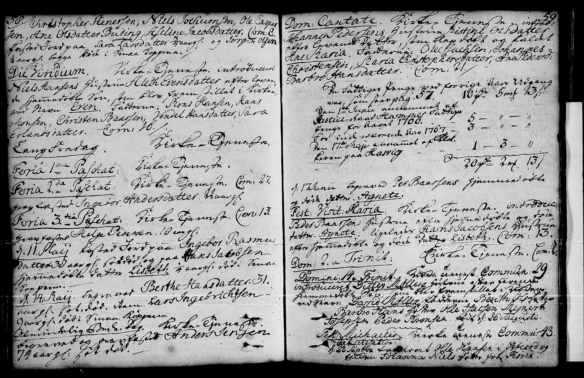 Loppa sokneprestkontor, SATØ/S-1339/H/Ha/L0001kirke: Parish register (official) no. 1 /2, 1753-1784, p. 58-59