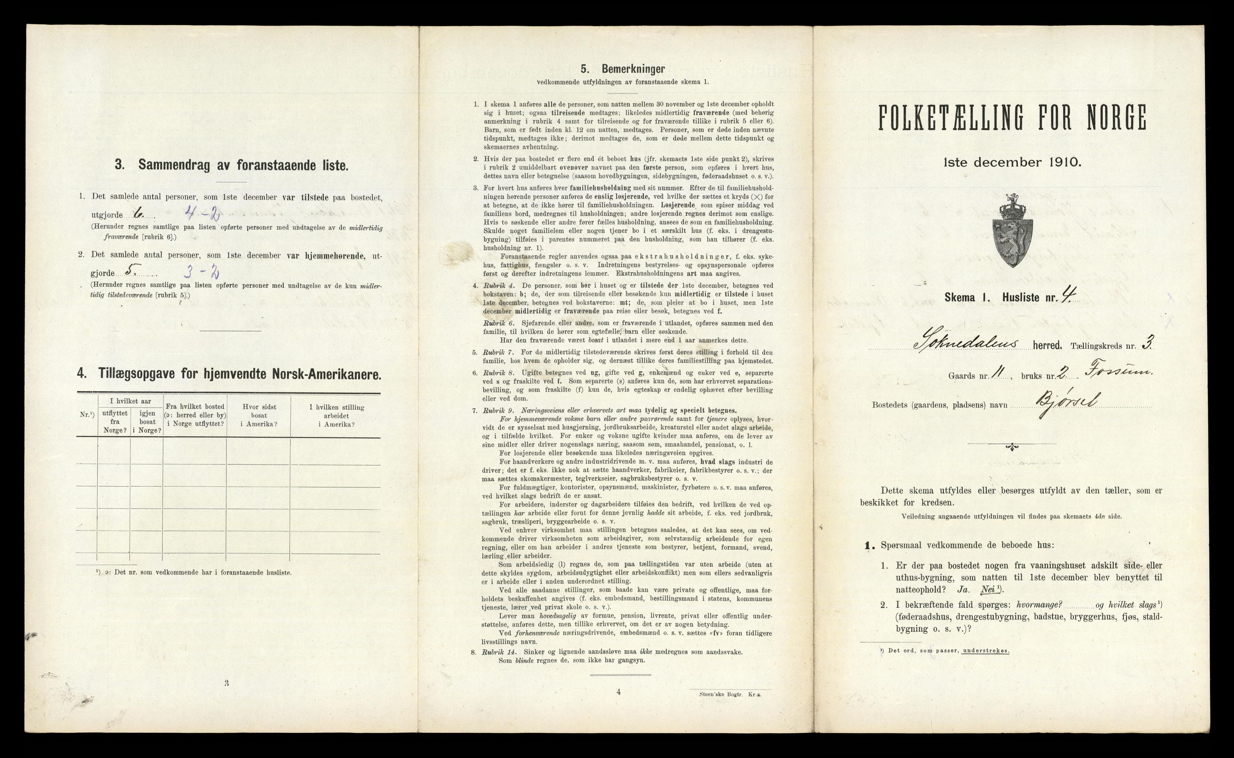 RA, 1910 census for Soknedal, 1910, p. 201