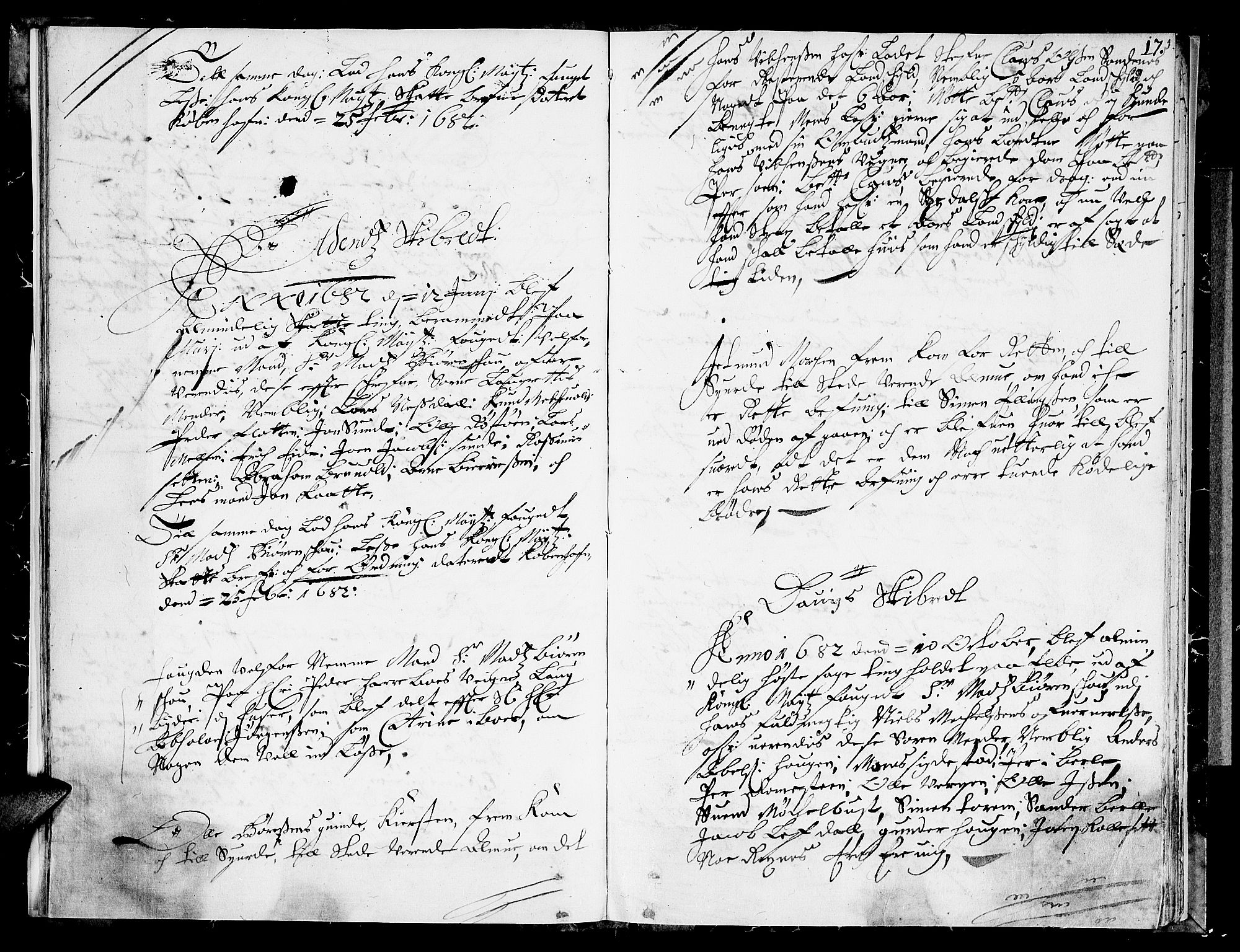 Nordfjord sorenskriveri, AV/SAB-A-2801/01/01a/L0011: Tingbøker (justisprotokoller), 1682-1683, p. 13b-14a