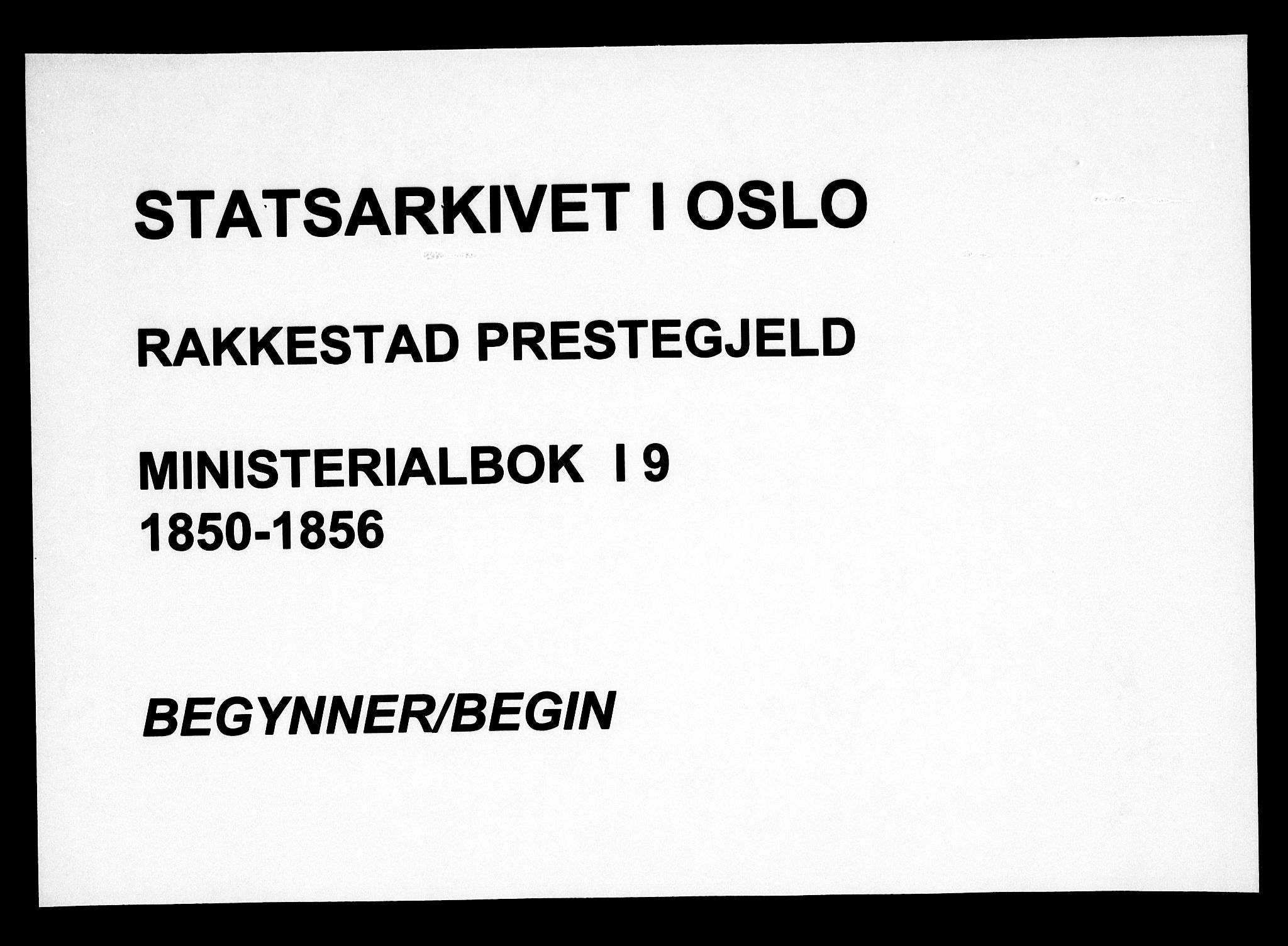 Rakkestad prestekontor Kirkebøker, AV/SAO-A-2008/F/Fa/L0009: Parish register (official) no. I 9, 1850-1856