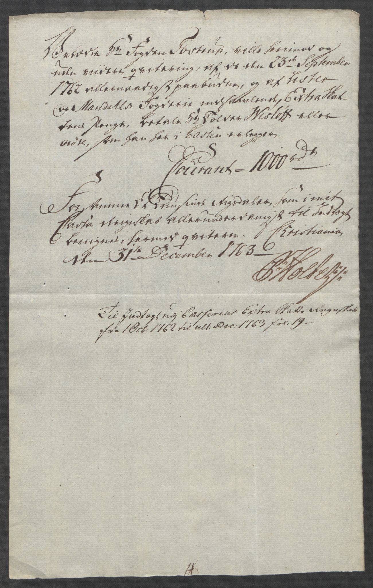 Rentekammeret inntil 1814, Reviderte regnskaper, Fogderegnskap, AV/RA-EA-4092/R45/L2704: Ekstraskatten Lista og Mandal, 1762-1768, p. 110