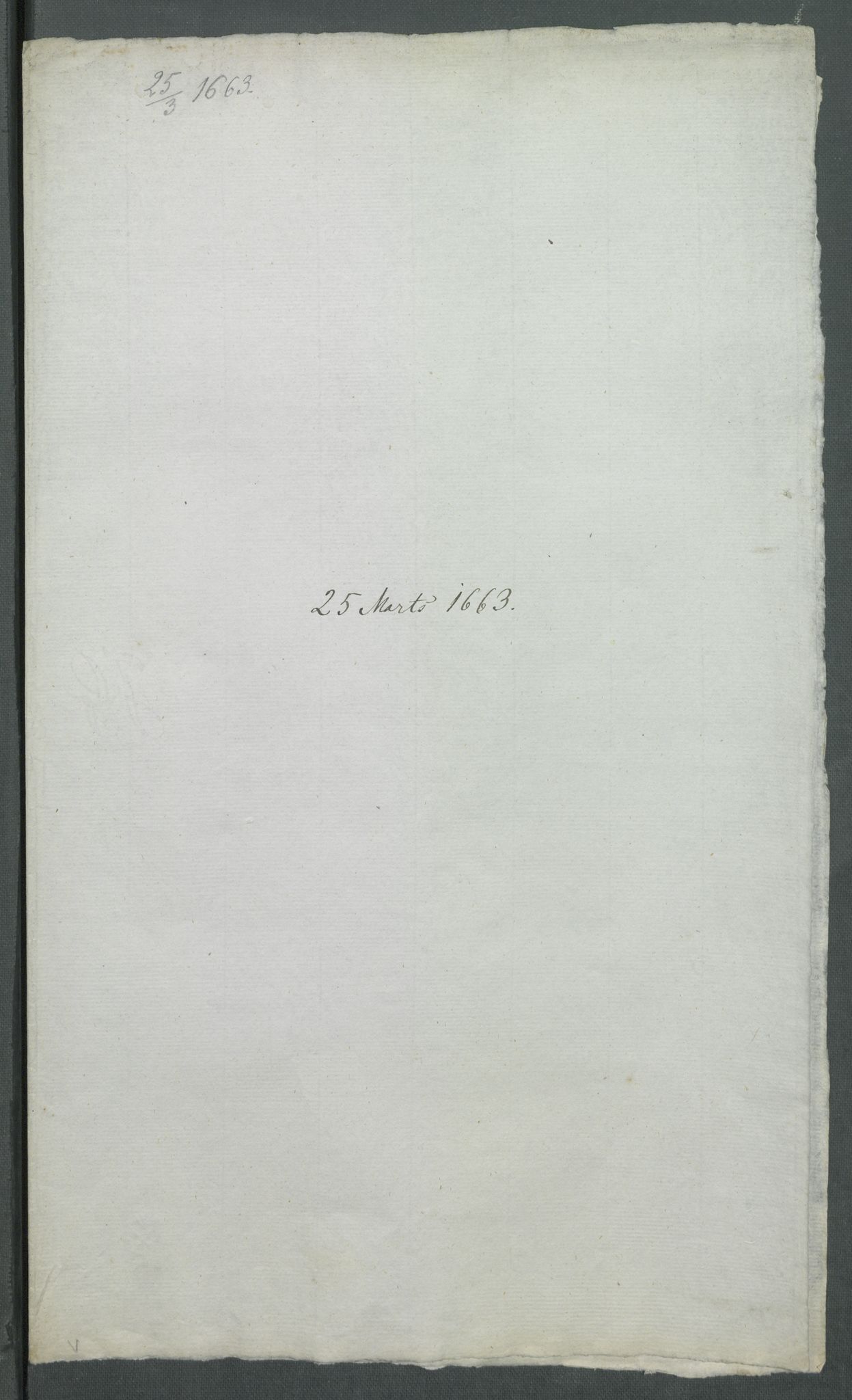 Riksarkivets diplomsamling, RA/EA-5965/F02/L0169: Dokumenter, 1661-1663, p. 185