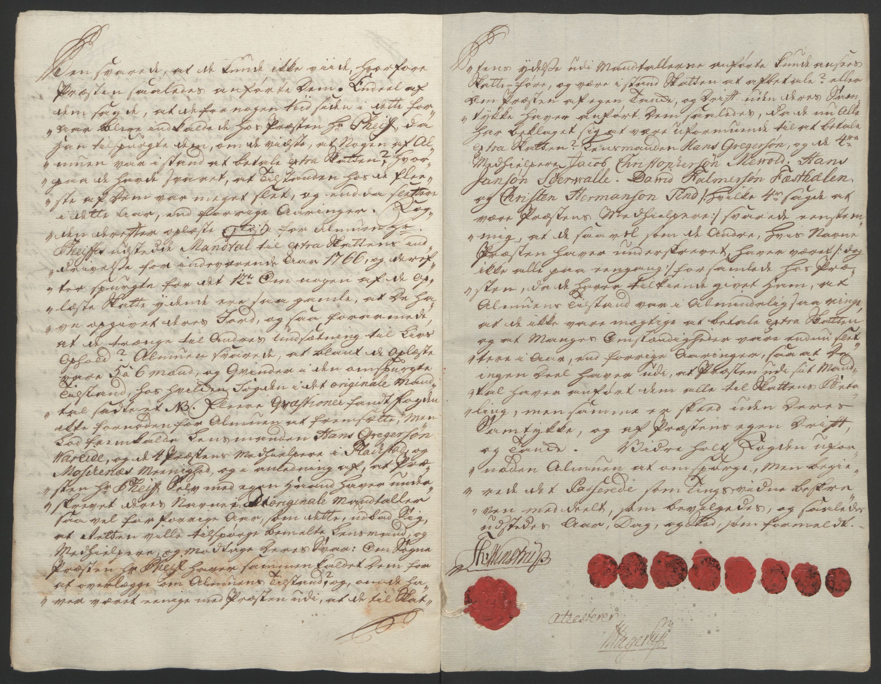 Rentekammeret inntil 1814, Reviderte regnskaper, Fogderegnskap, AV/RA-EA-4092/R67/L4747: Ekstraskatten Vesterålen, Andenes og Lofoten, 1762-1766, p. 488