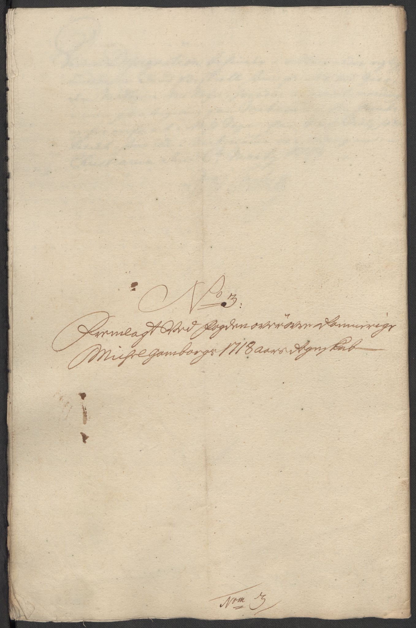 Rentekammeret inntil 1814, Reviderte regnskaper, Fogderegnskap, RA/EA-4092/R12/L0727: Fogderegnskap Øvre Romerike, 1718, p. 126